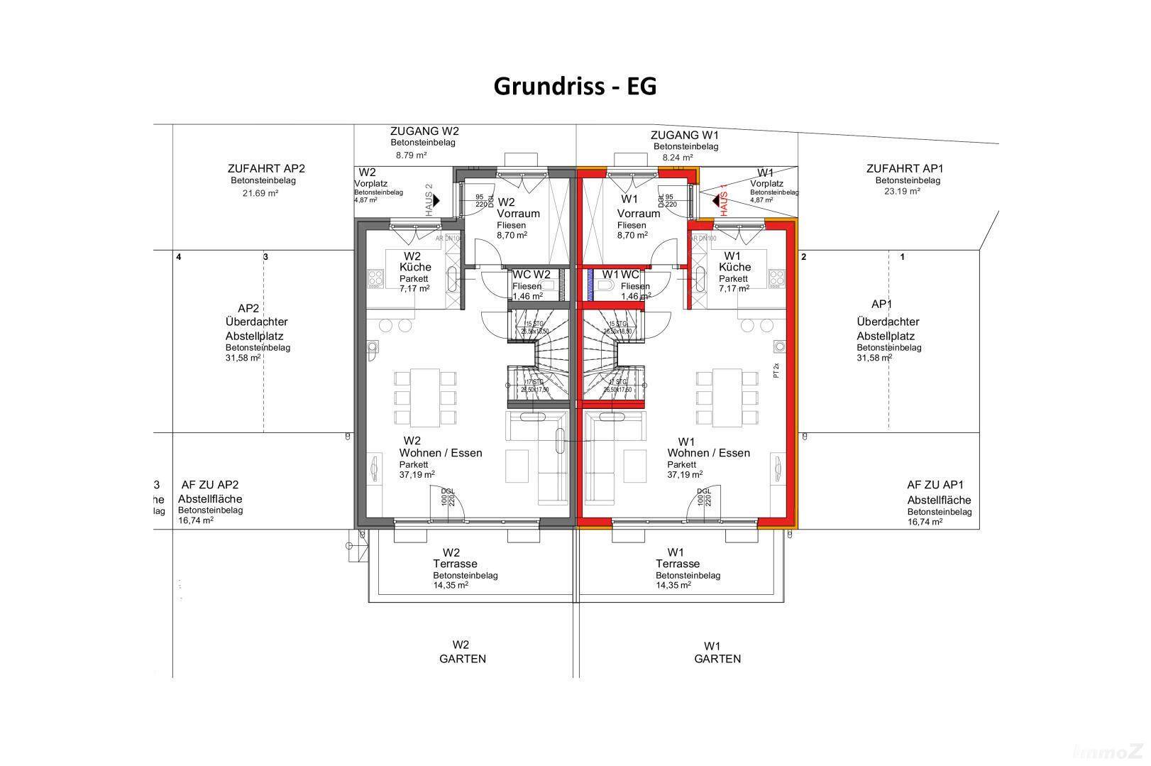 Grundriss W1 - EG