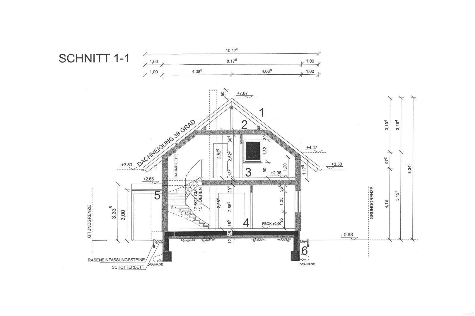 Schnitt 1-1