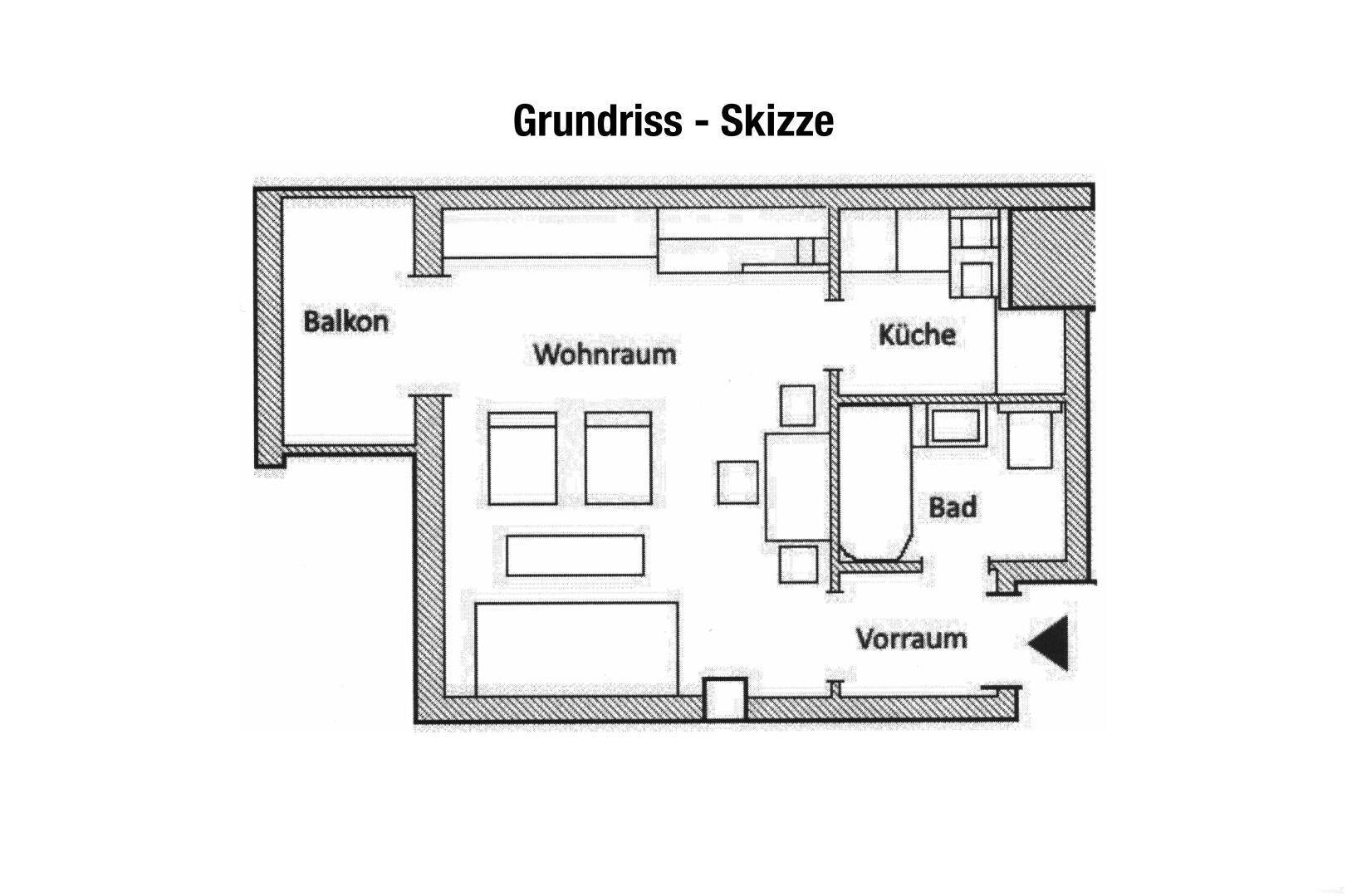 Grundriss Skizze