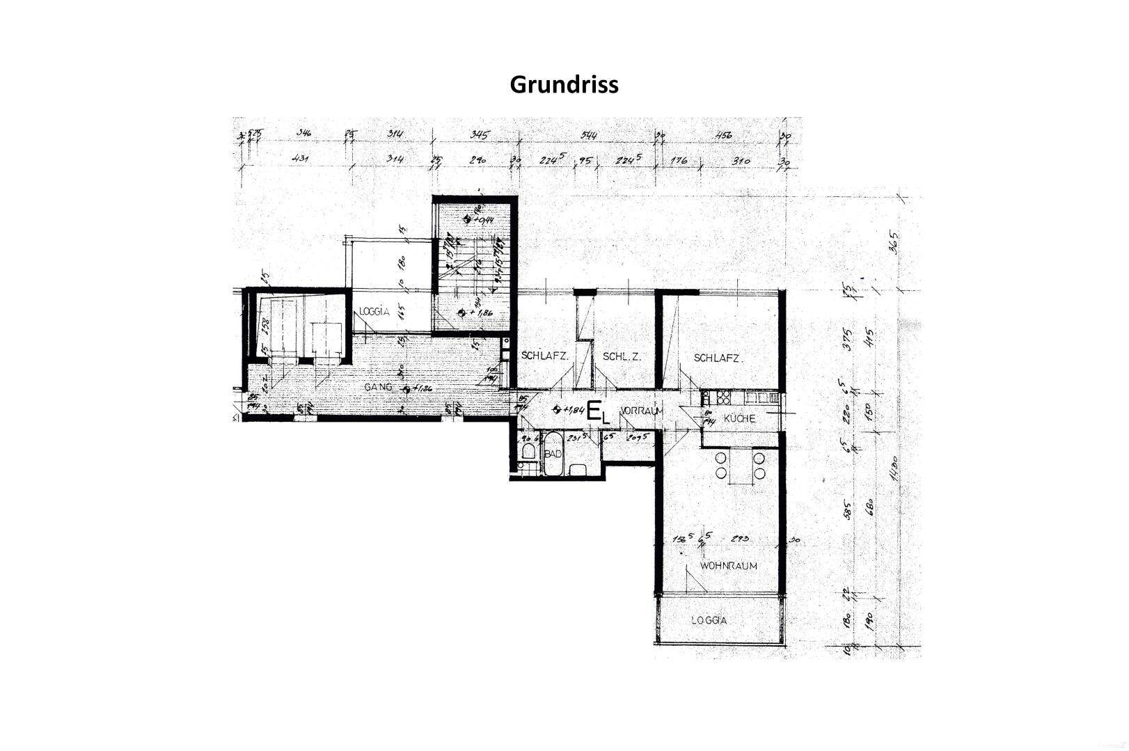 Grundriss Wohnung