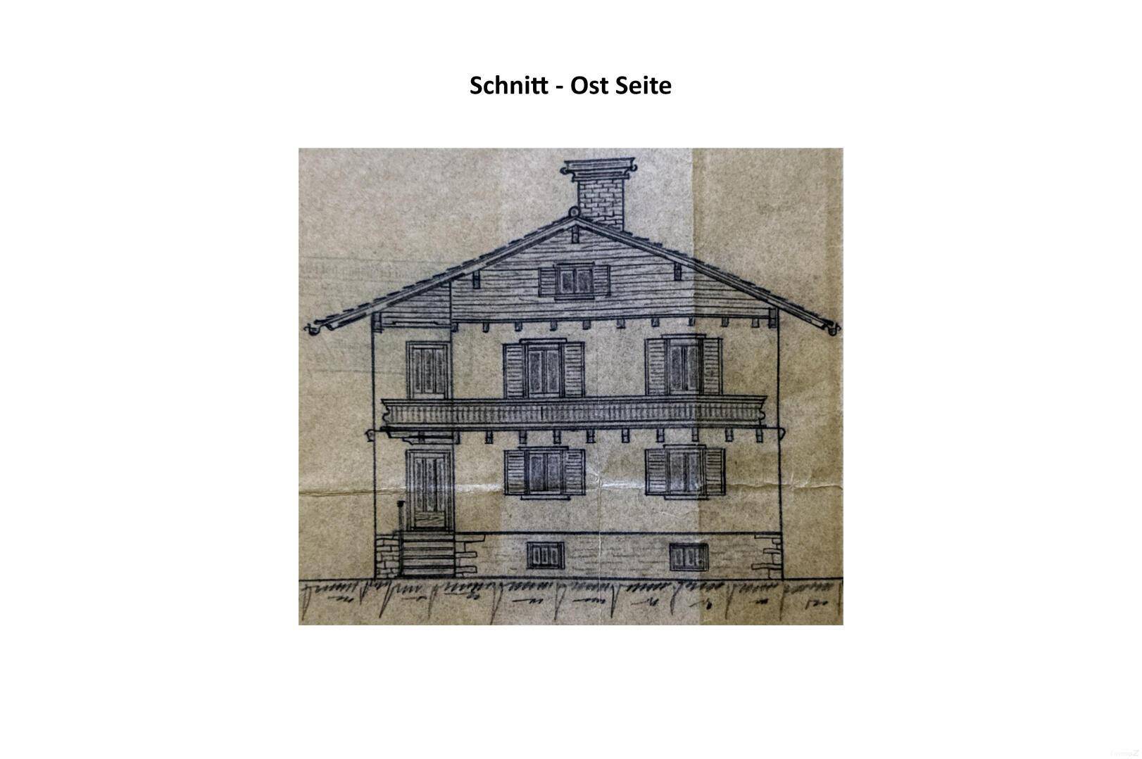 Schnitt Ost Seite