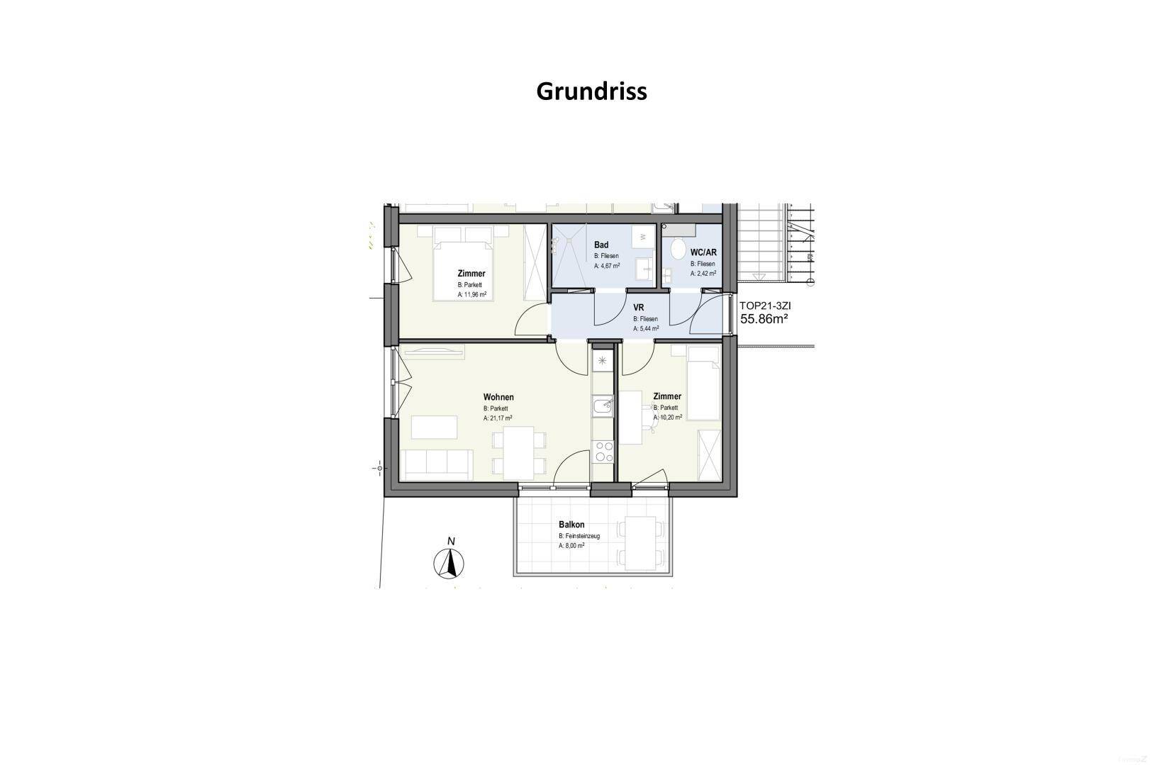 Grundriss Top 21