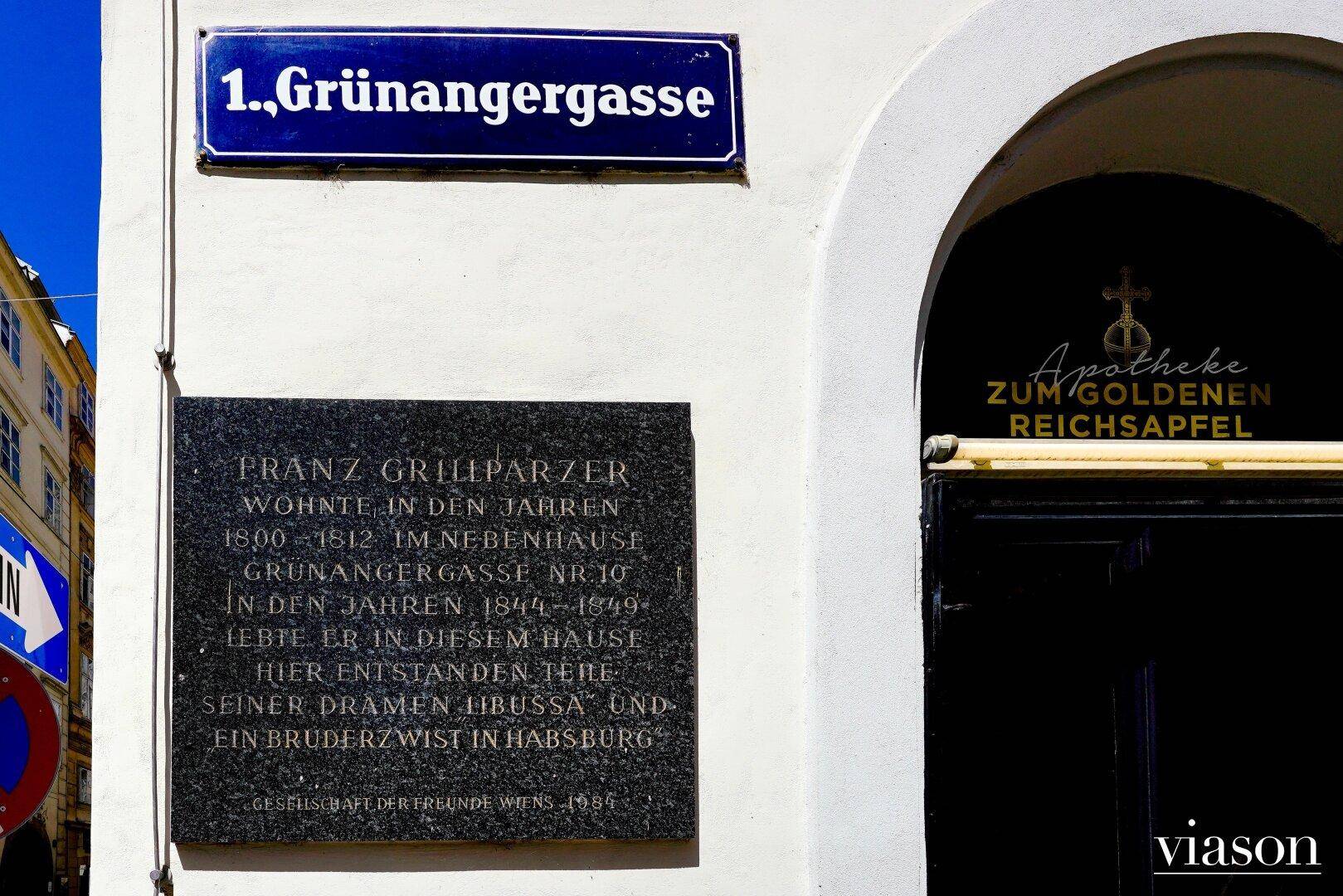 Österreichische Nationaldichter Franz Grillparzer