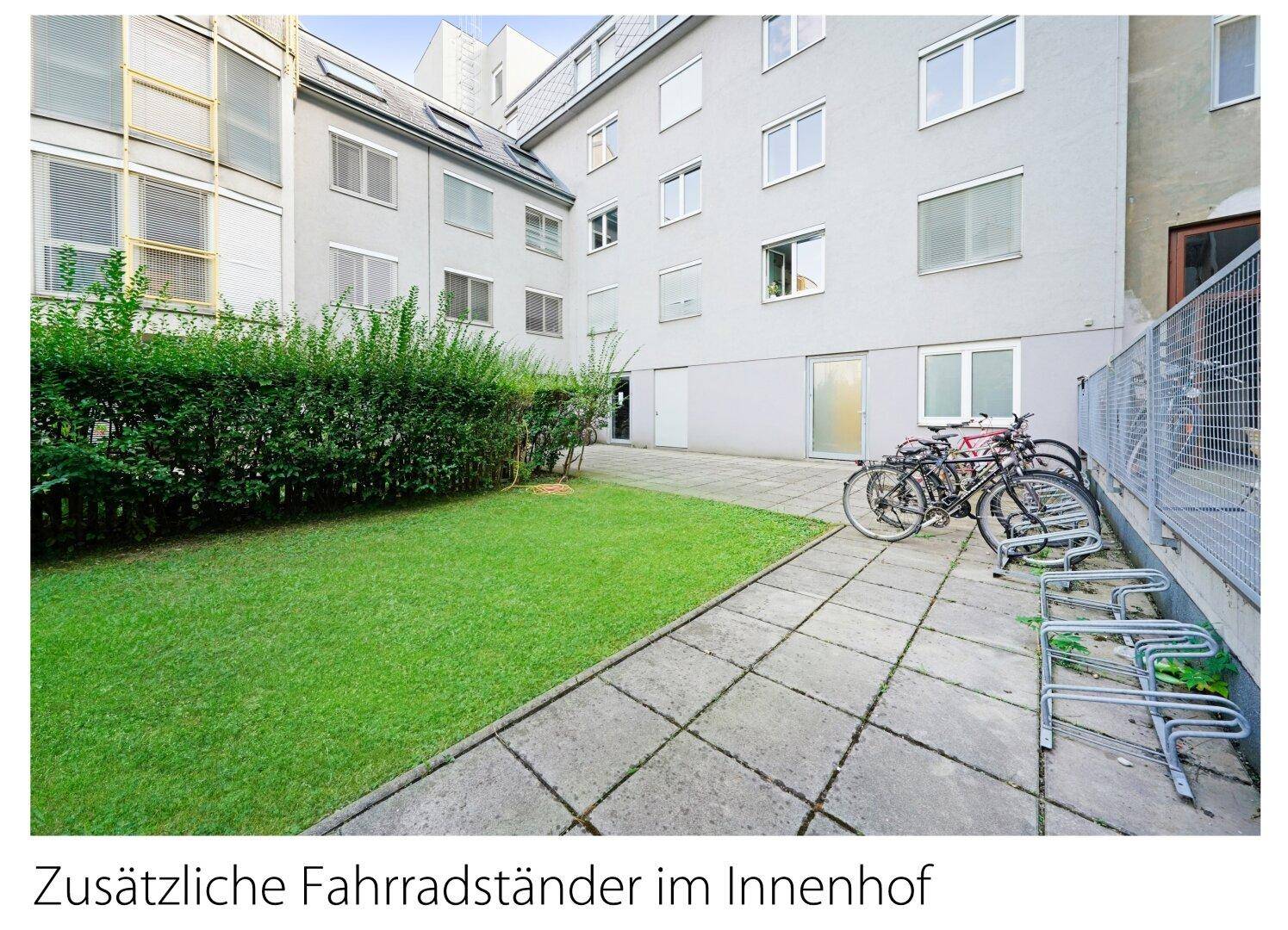 Fahrradabstellmöglichkeiten Innenhof