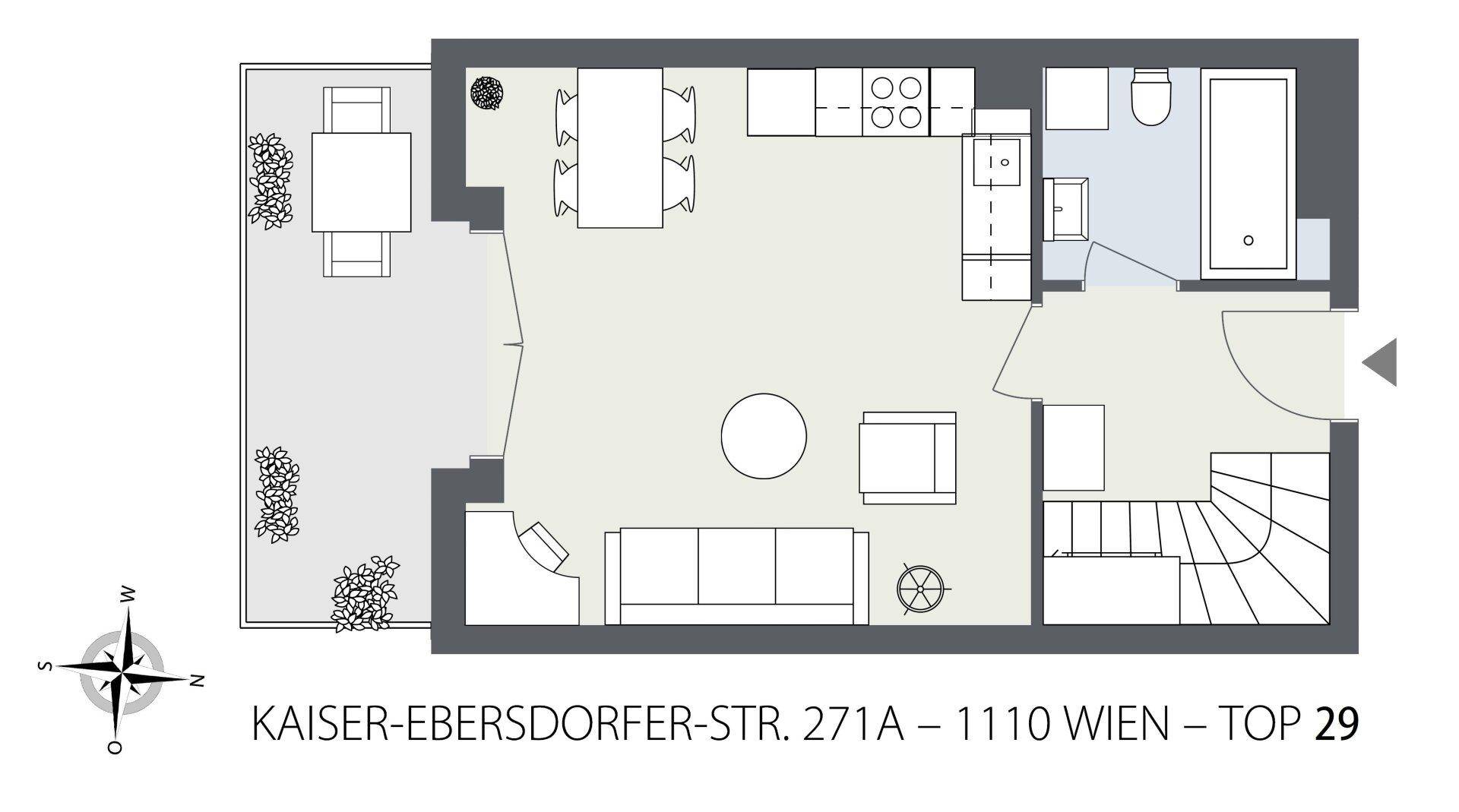 Grundriss 2D - 1.DG