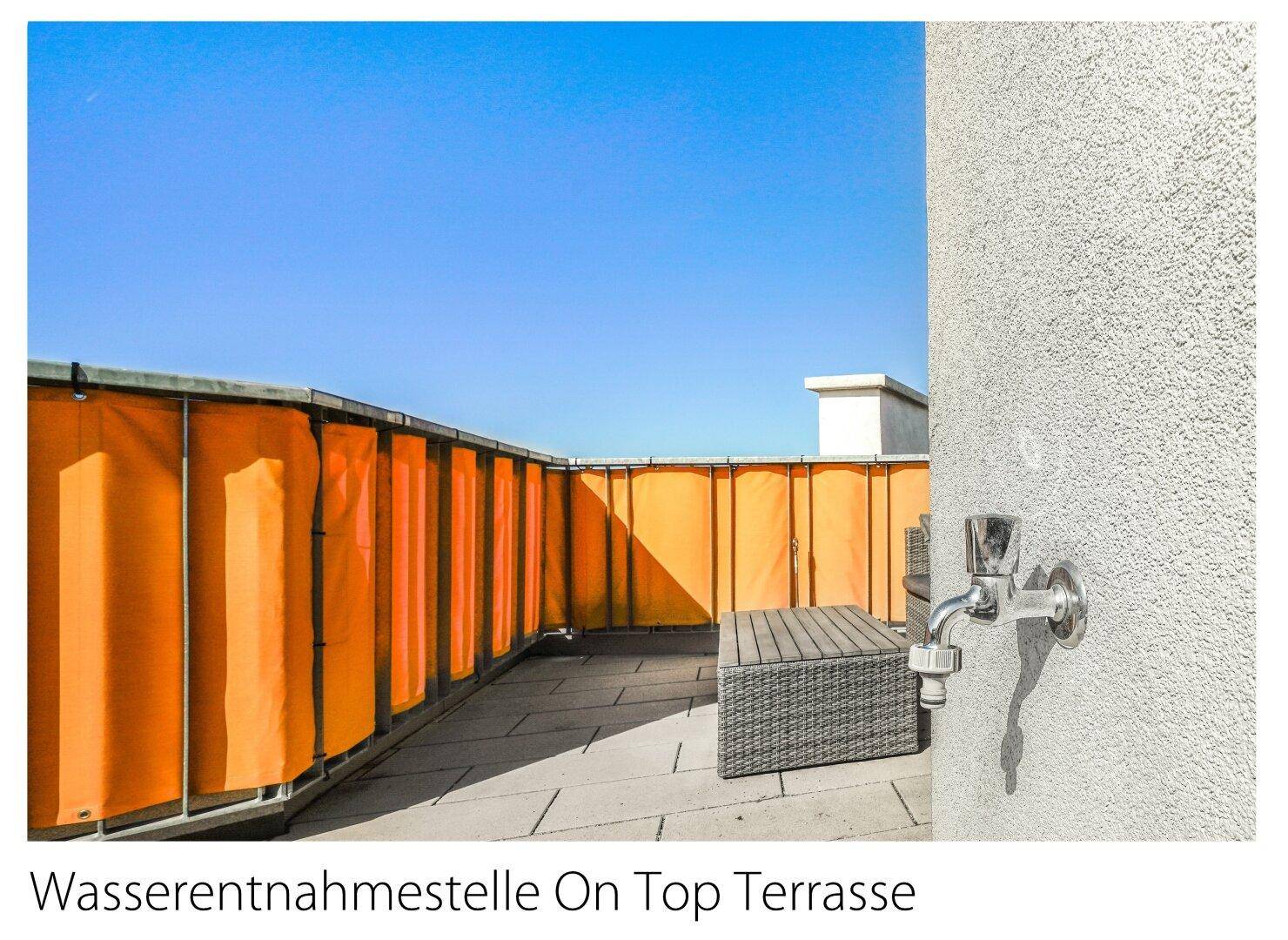 Wasserentnahmestelle On Top Terrasse