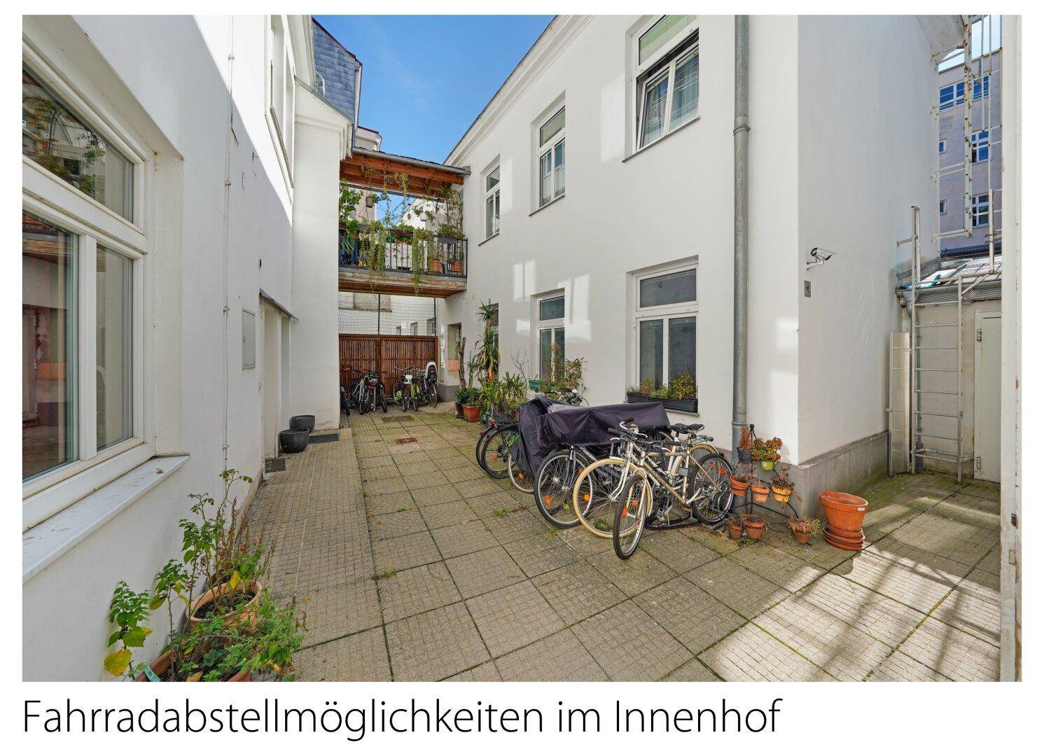 Fahrradabstellmöglichkeiten Innenhof