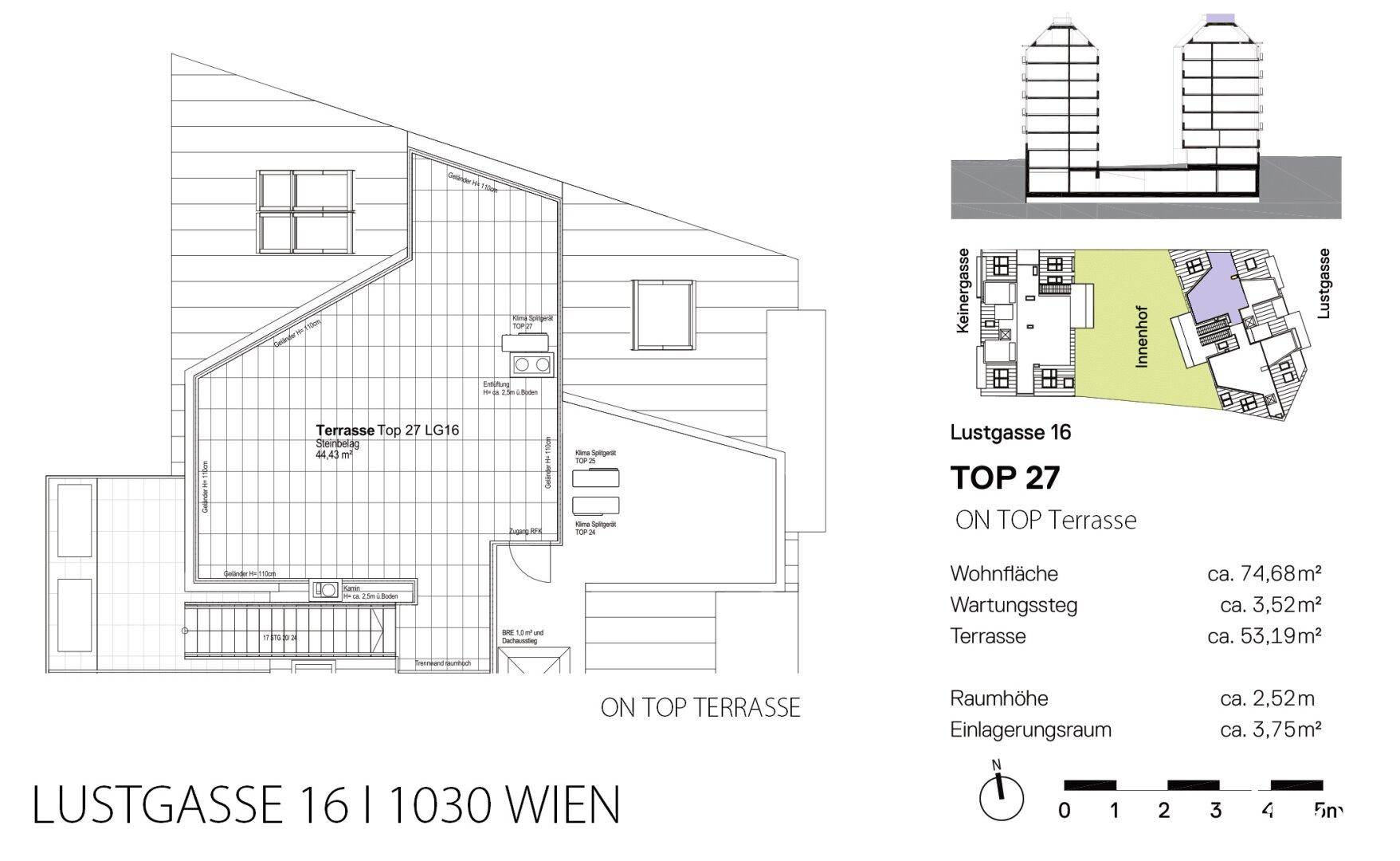 Grundriss 2D - On Top Terrasse