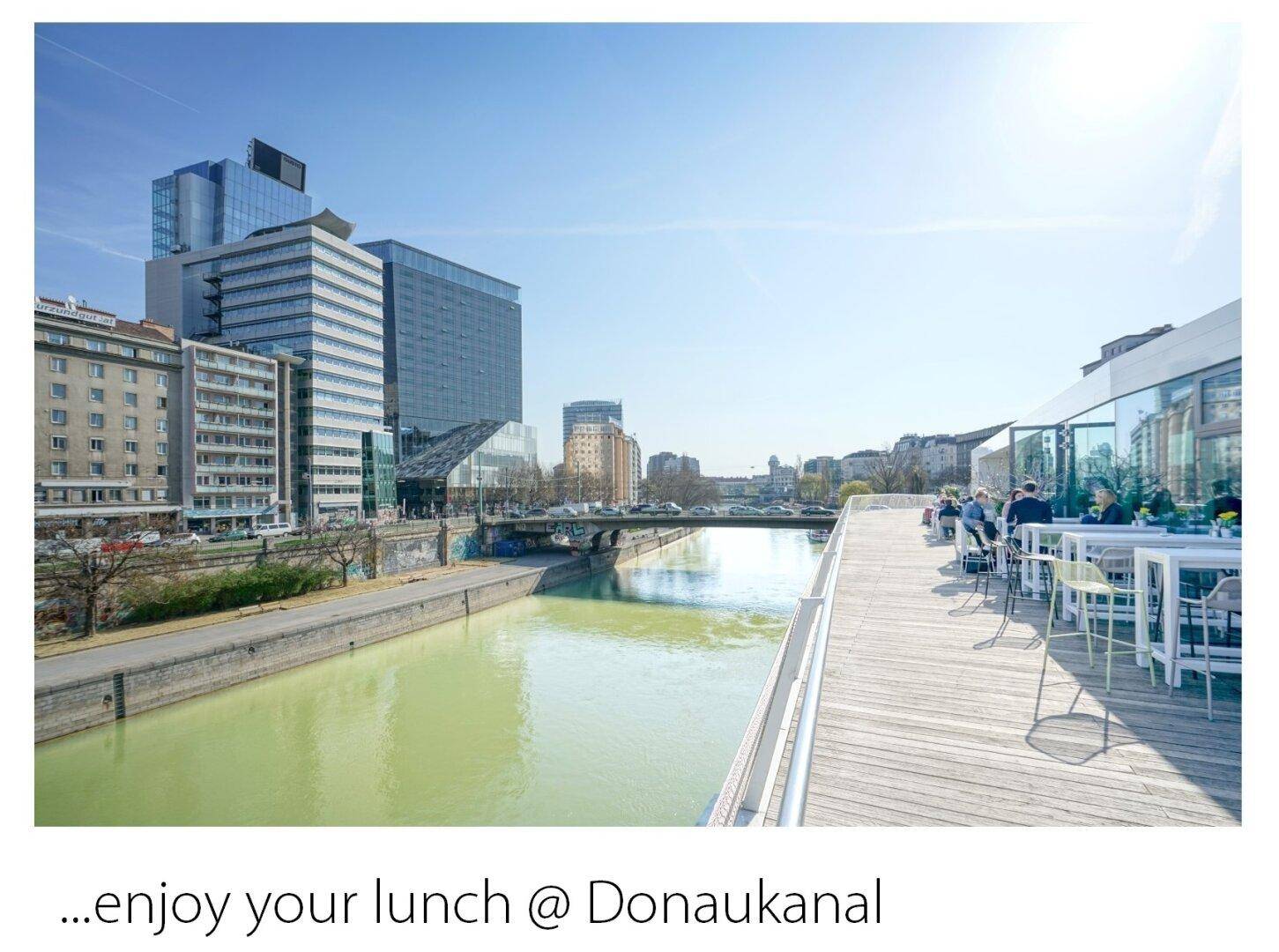 Enjoy your lunch @ Donaukanal