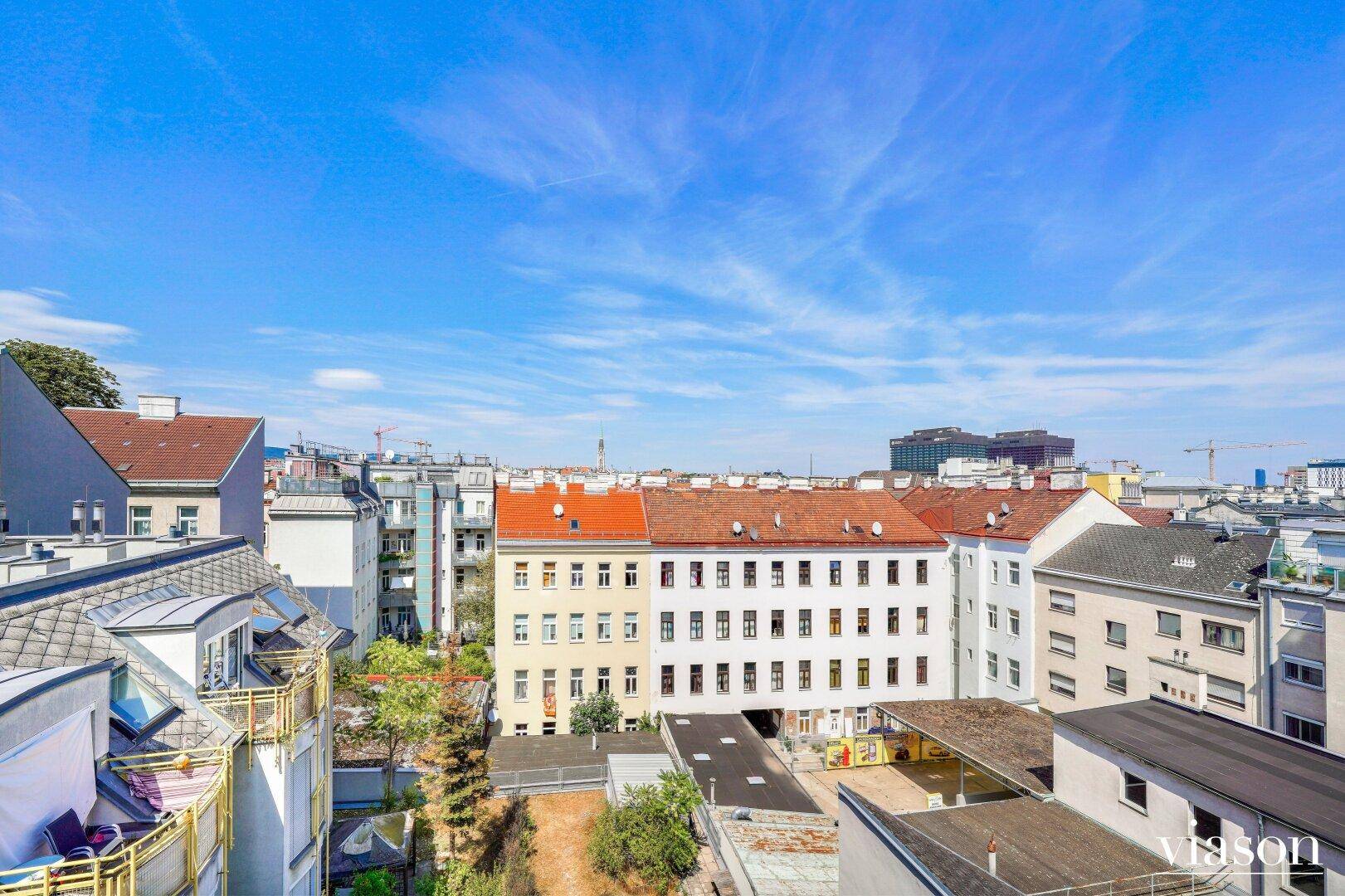 Fernblick Zimmer 3 und Zimmer 2