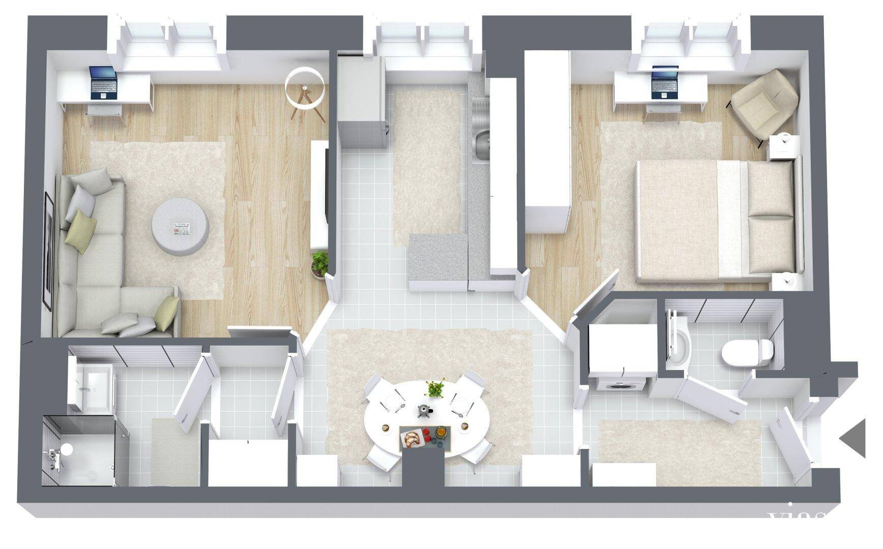 Grundriss 3D