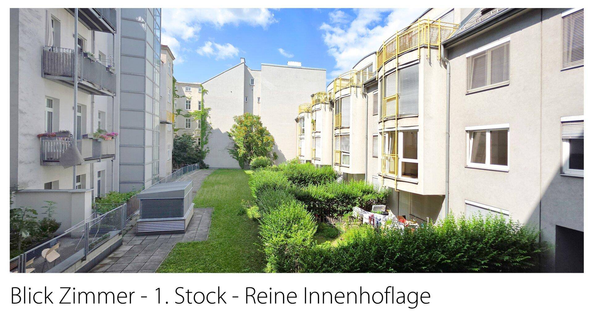 Reine Innenhoflage