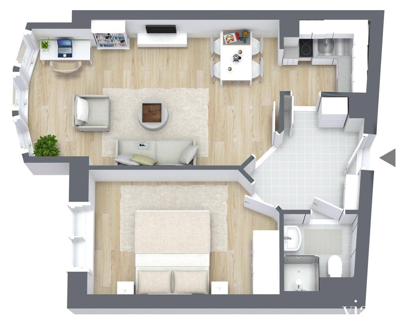 Grundriss 3D
