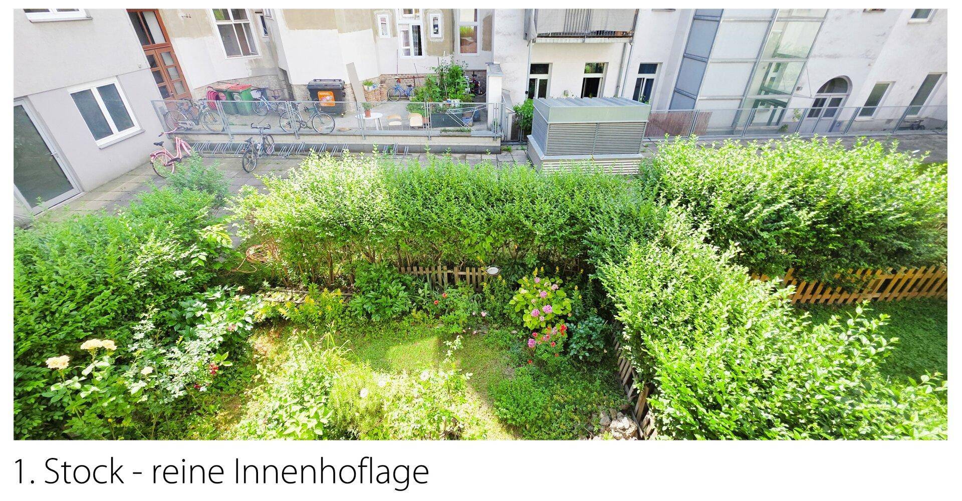 Reine Innenhoflage