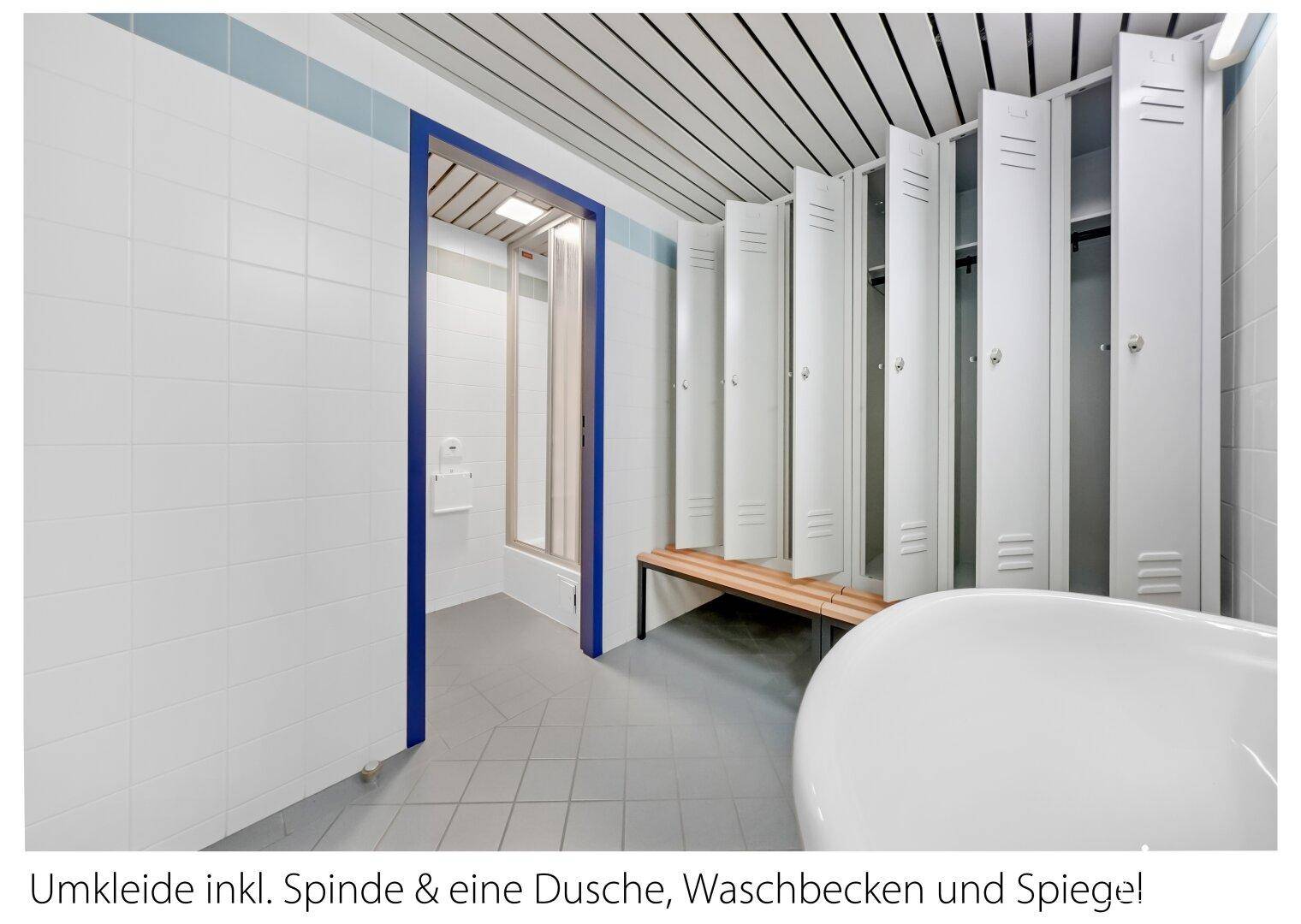 Umkleide - Spinde - Dusche