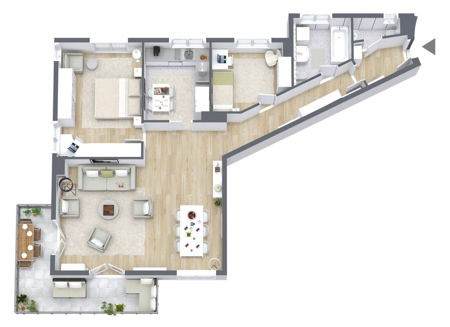 Grundriss 3D