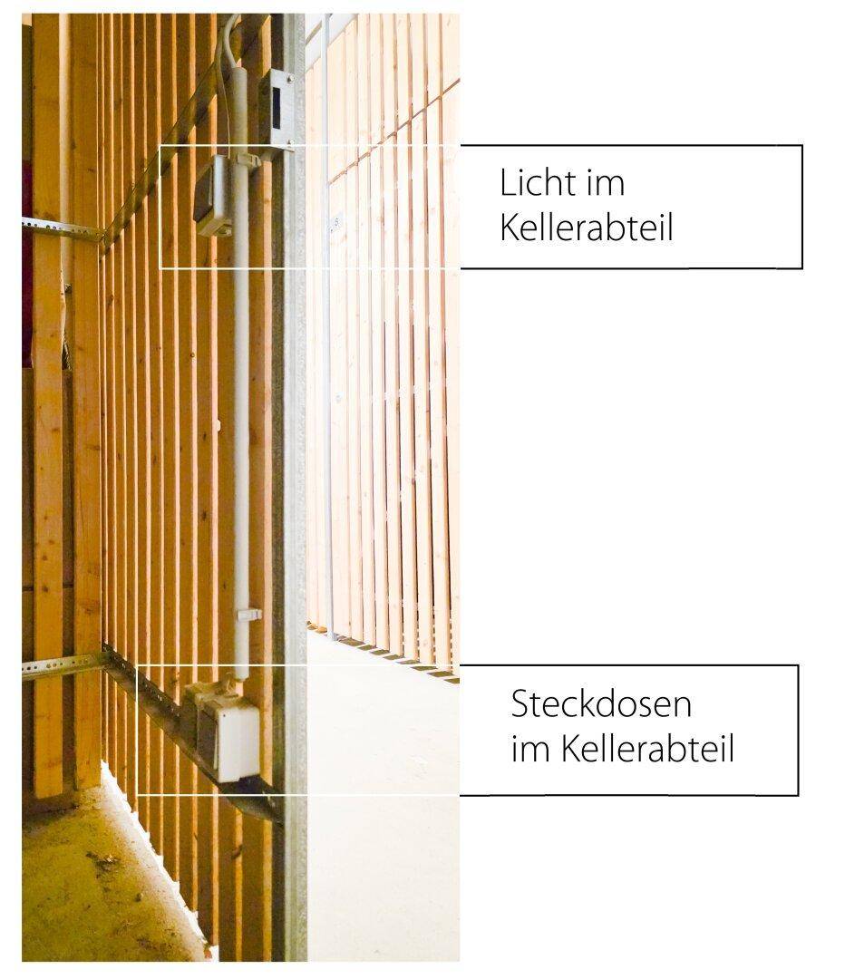 Licht & Steckdosen Kellerabteil