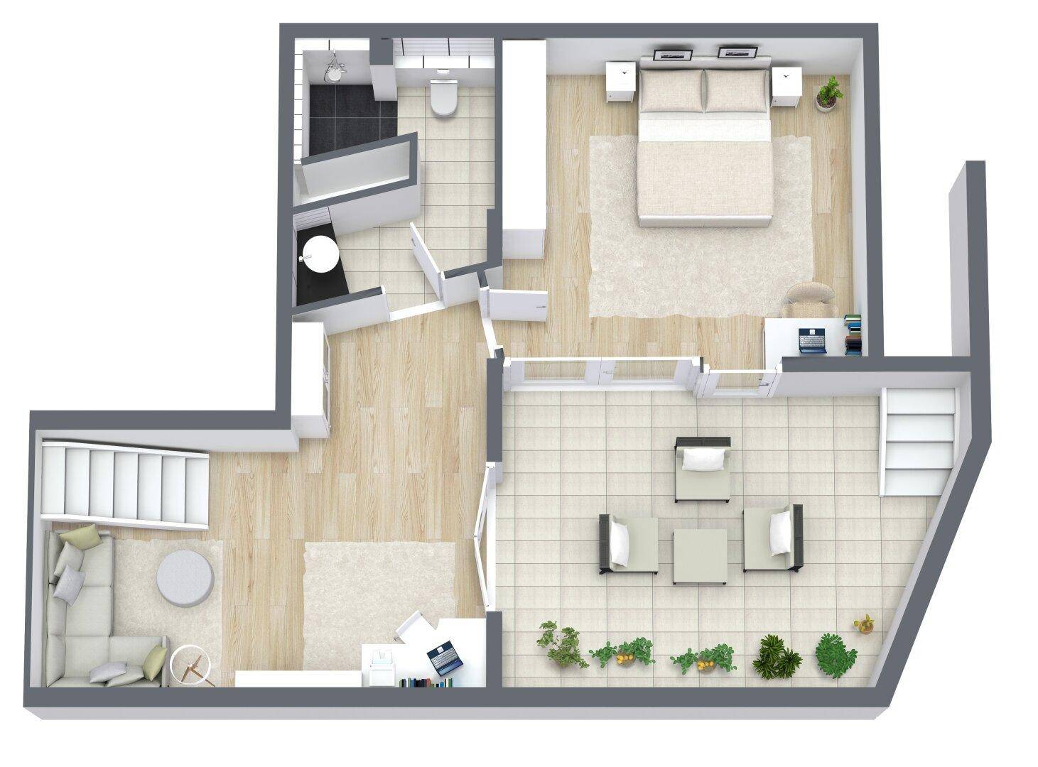 Grundriss 3D