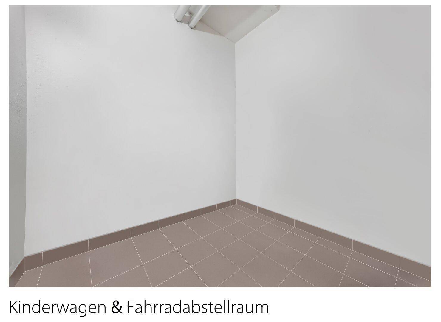 Fahrradrad & Kinderwagenabstellraum