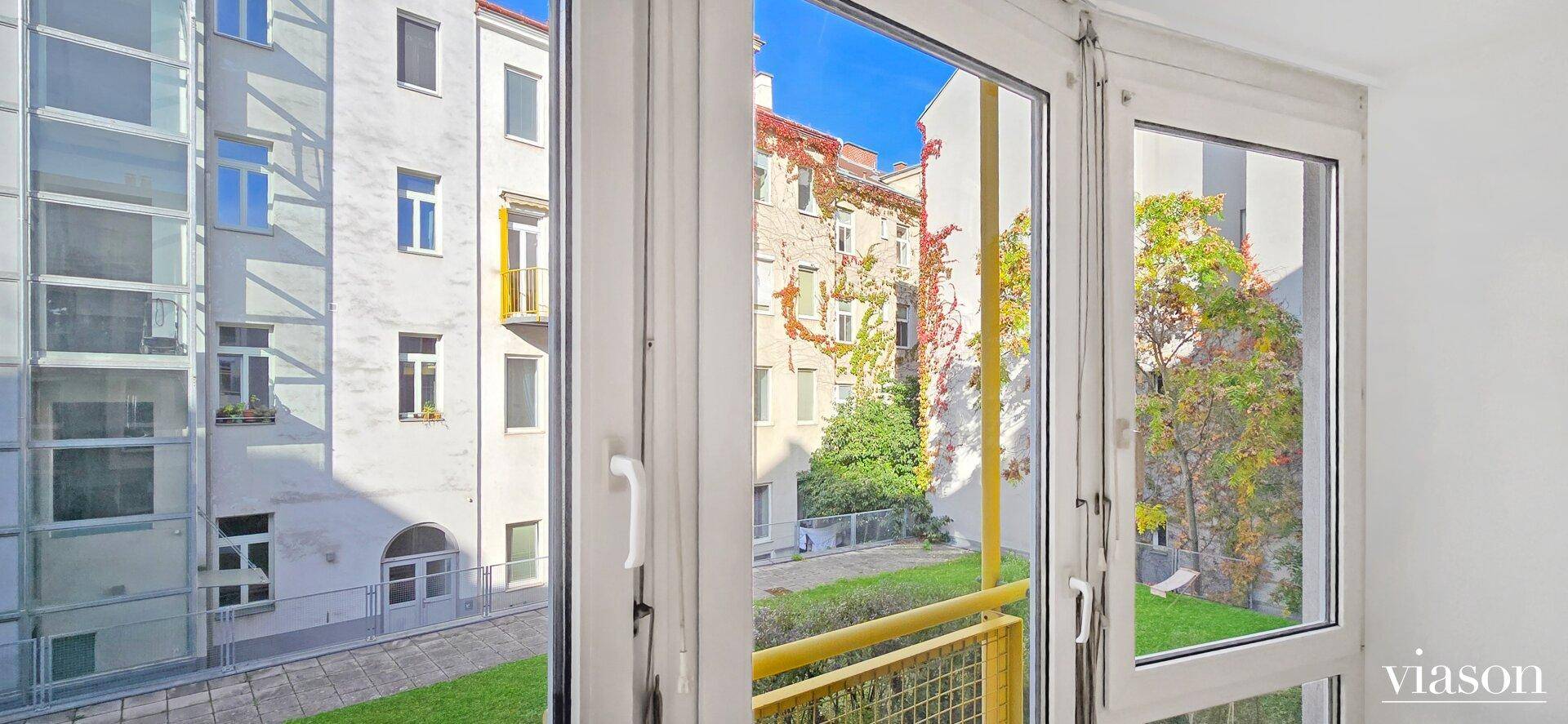 Blick Wohnzimmer