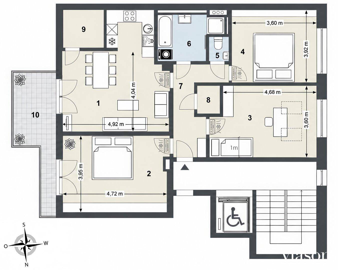 Grundriss 2D