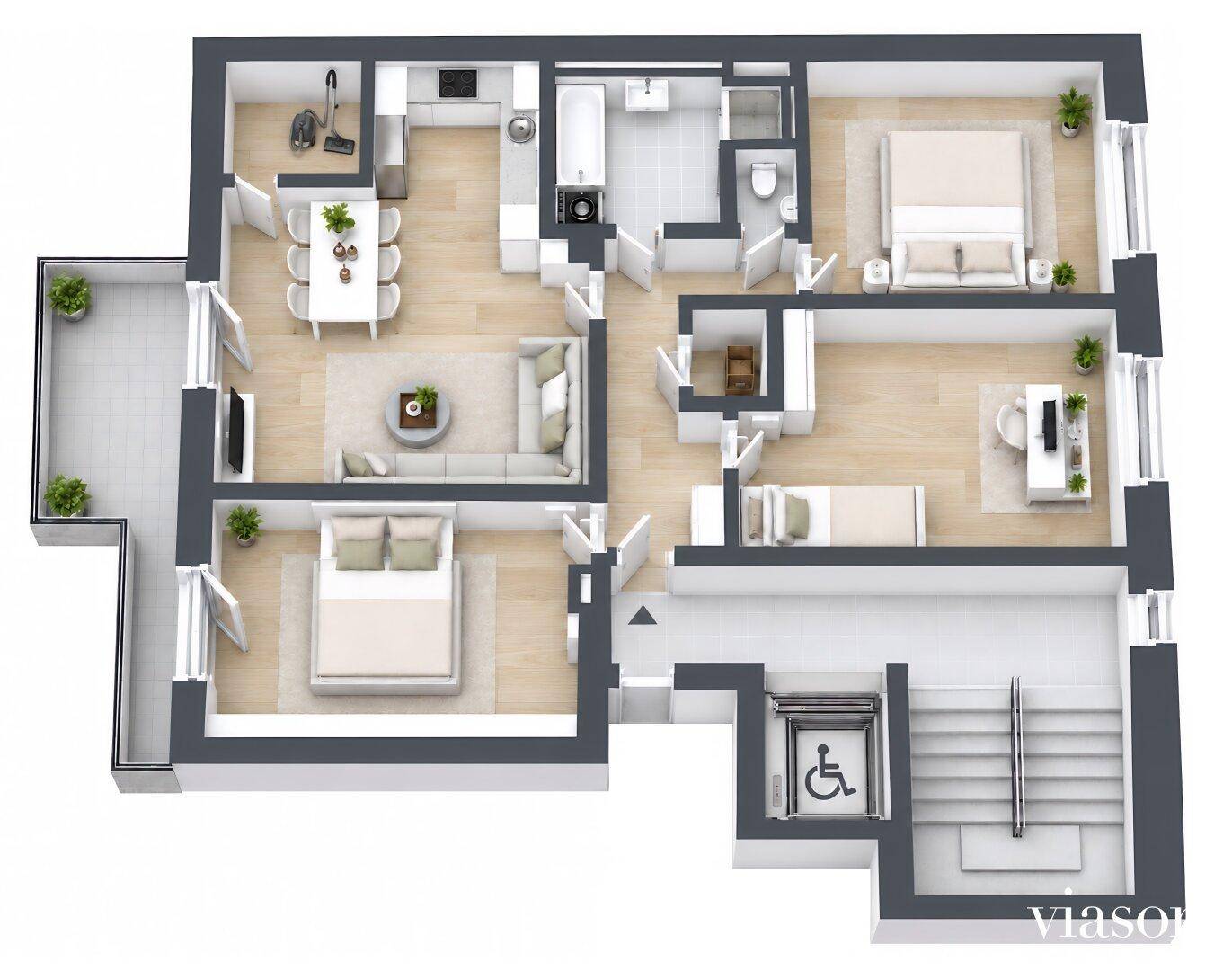 Grundriss 3D
