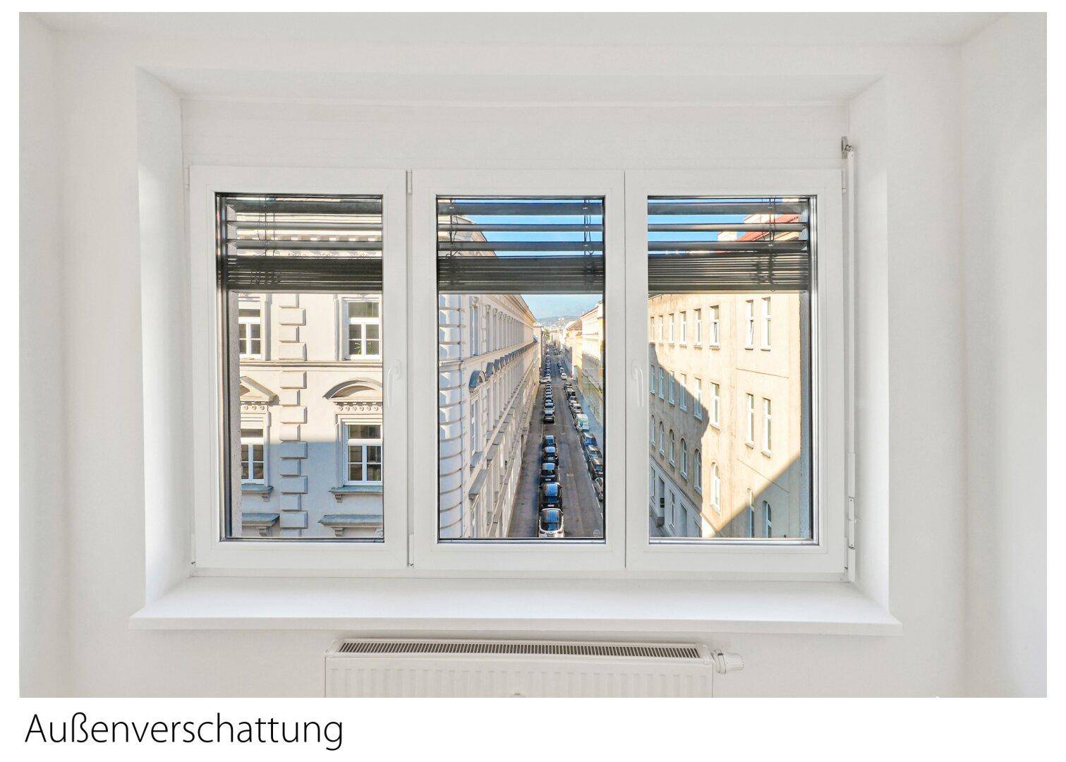 Außenliegender Sonnenschutz