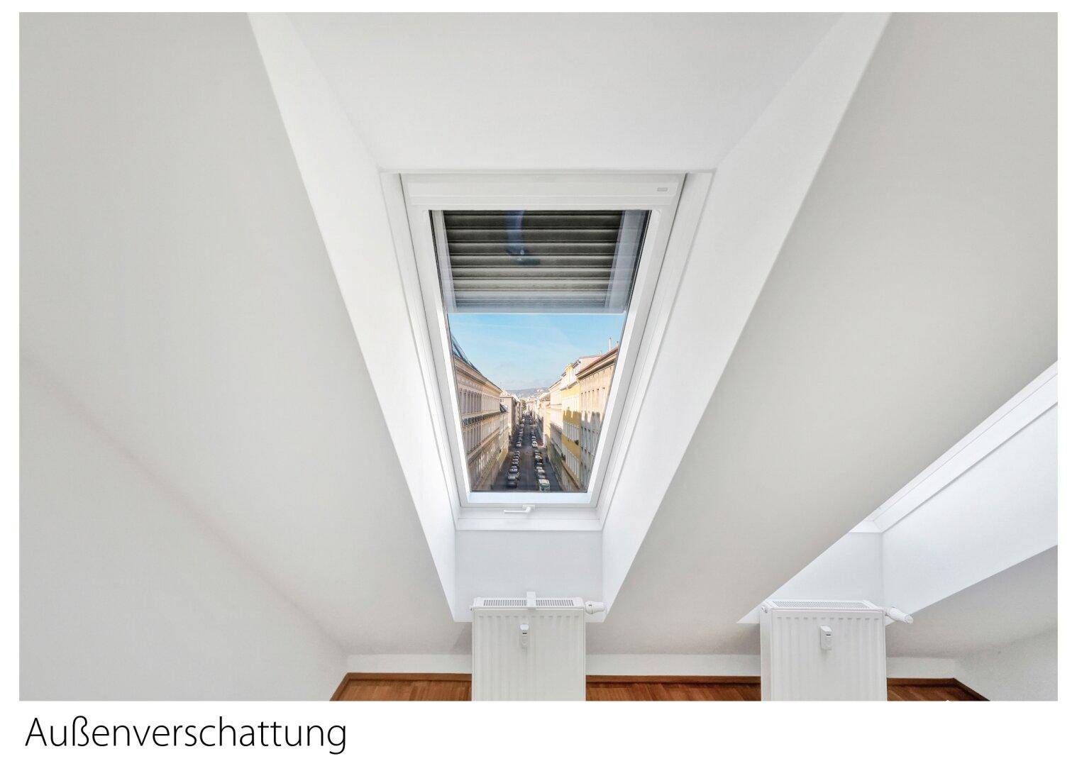 Außenliegender Sonnenschutz