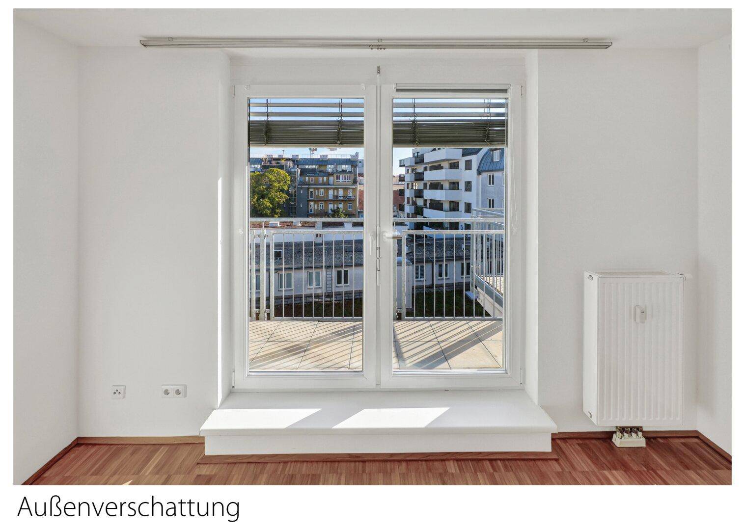 Außenliegender Sonnenschutz