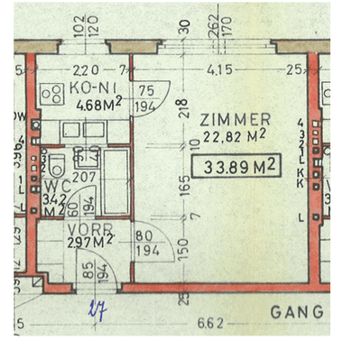 1-Zimmer-Wohnung, 34 m², Liesing, Liesing