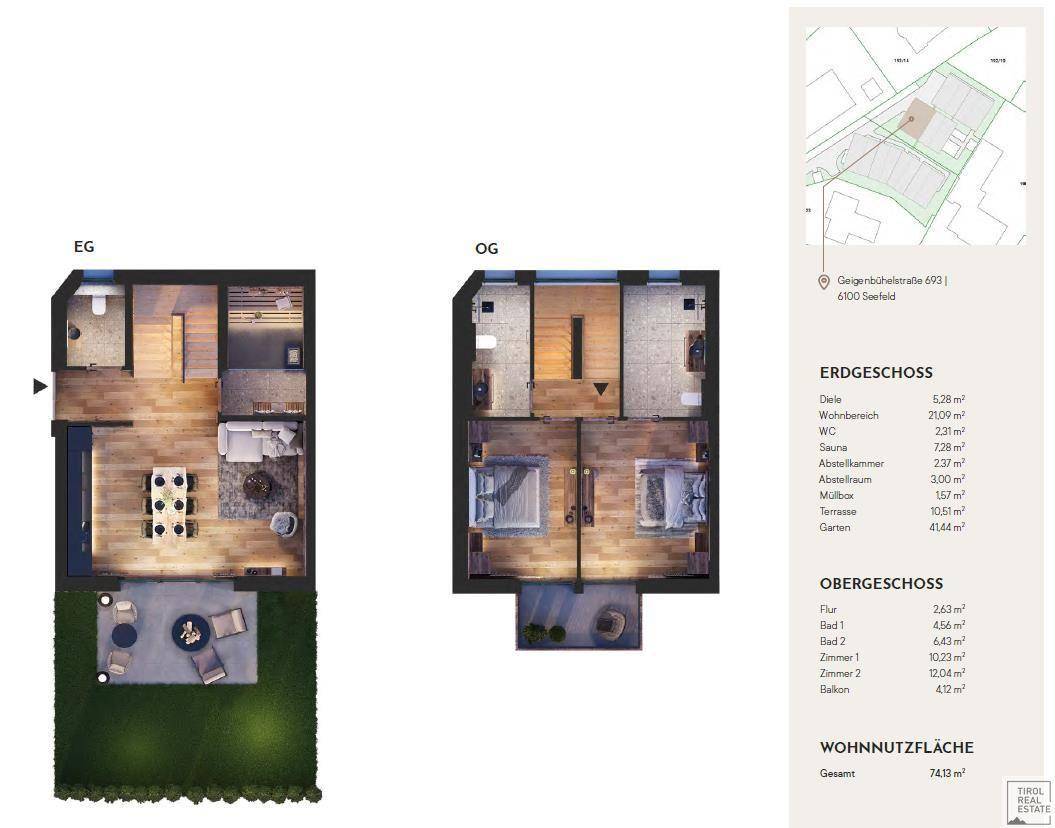 Grundriss Chalet TOP 5