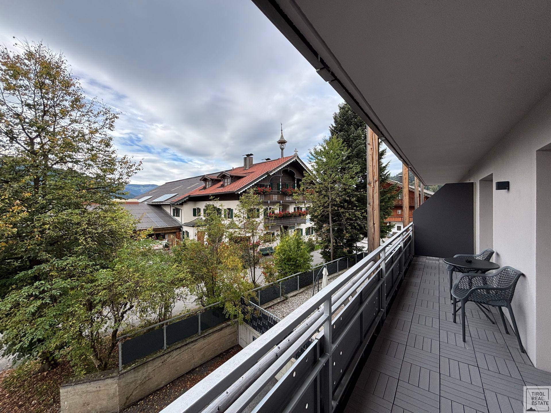 Balkon mit Aussicht