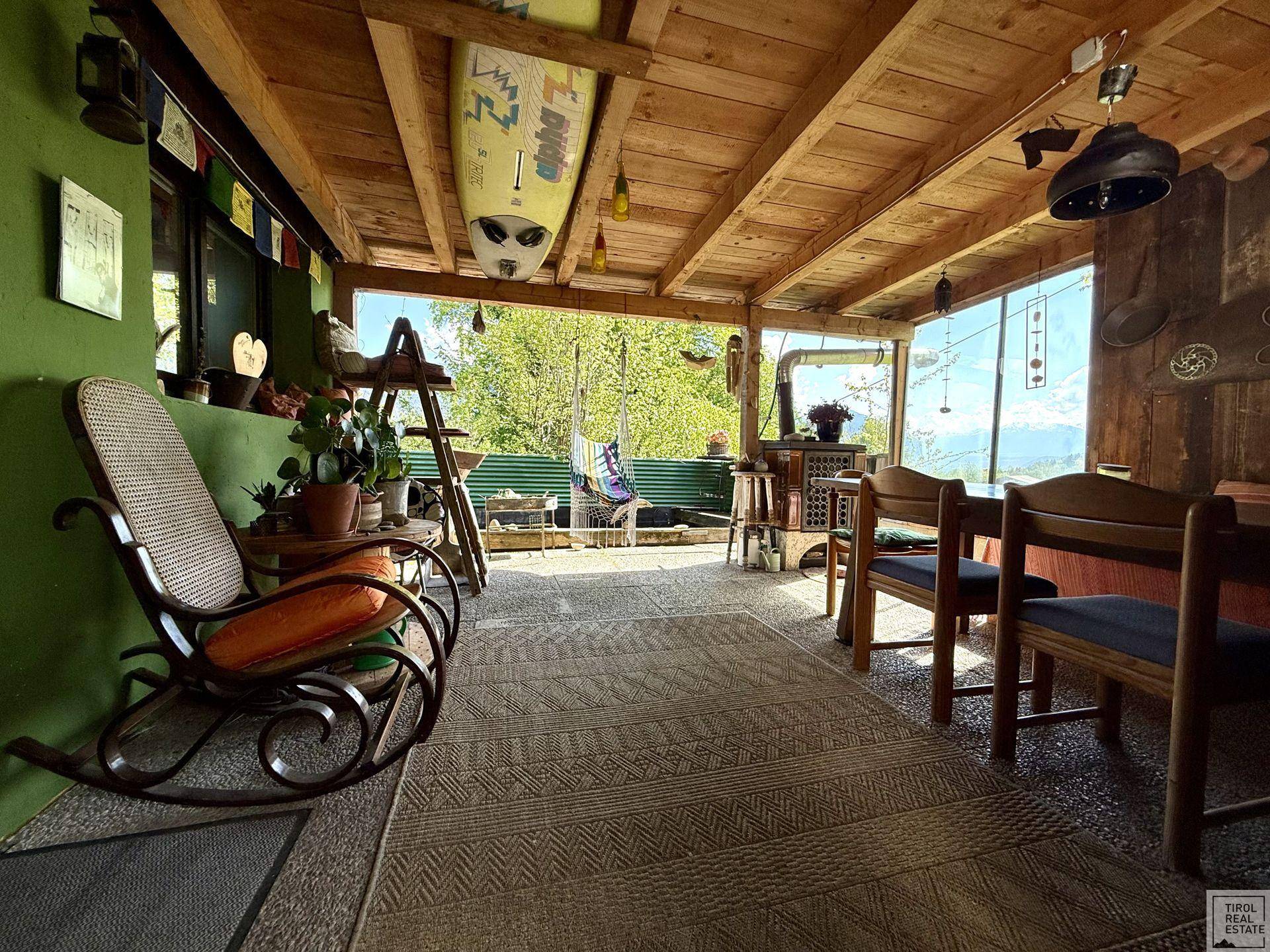Überdachte Terrasse