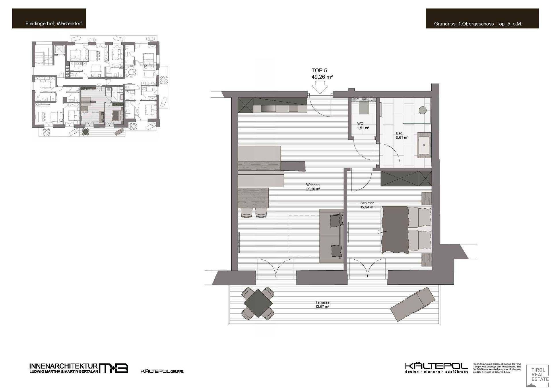 Grundrissplan Top 05