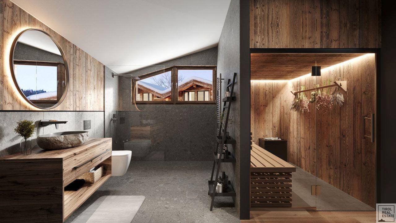 SUITES I Seefeld Lodges Innen Bad|Sauna