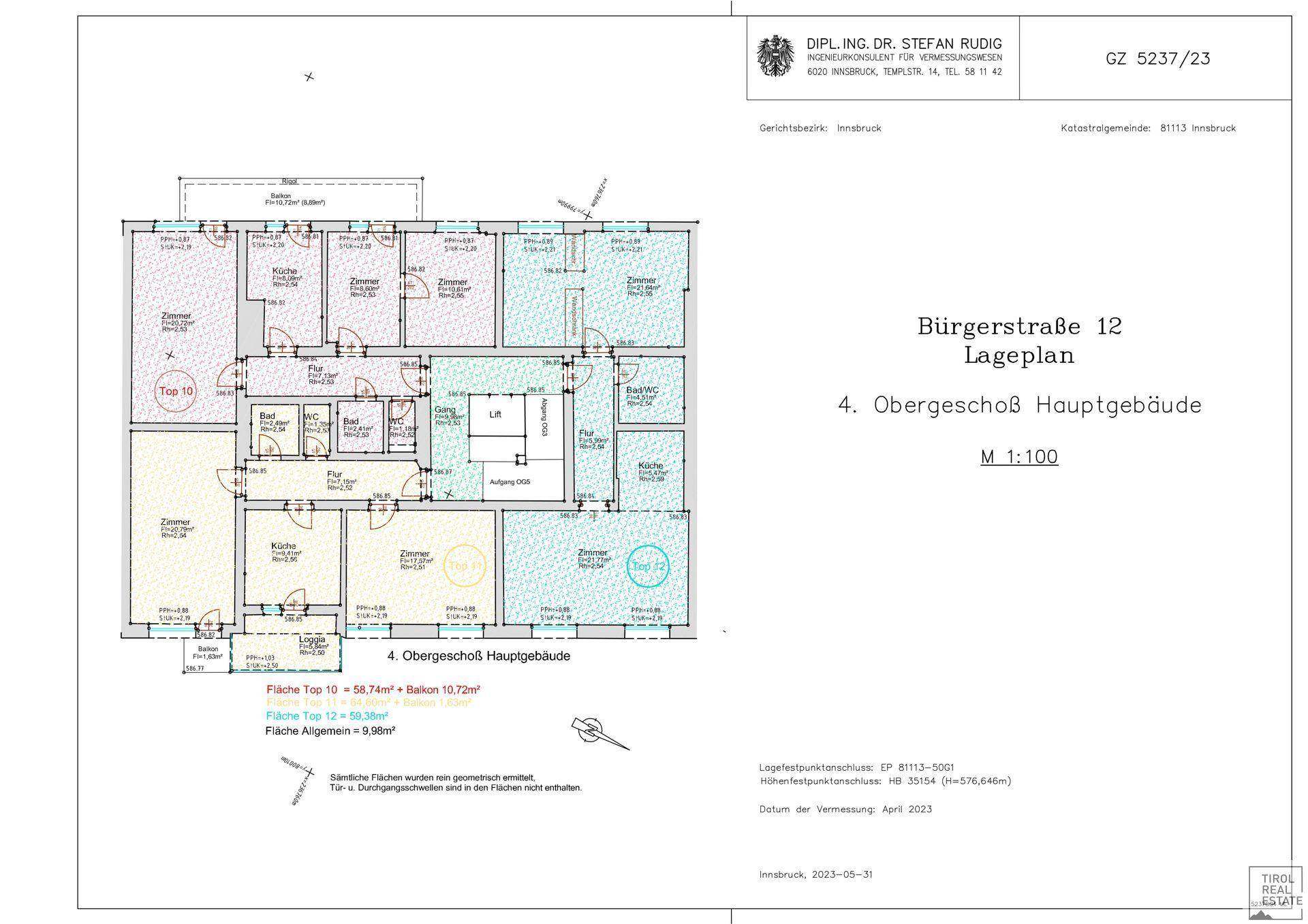 Lageplan Wohnung