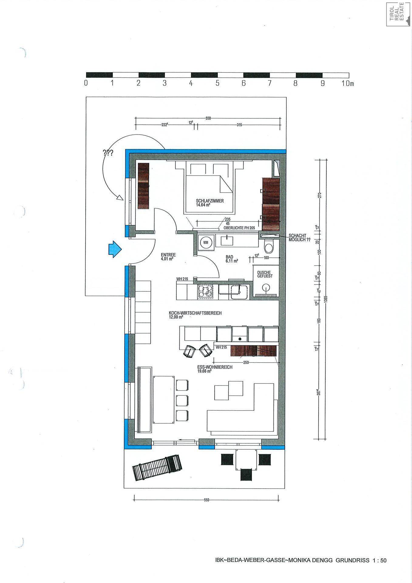 Grundrissplan Top 4