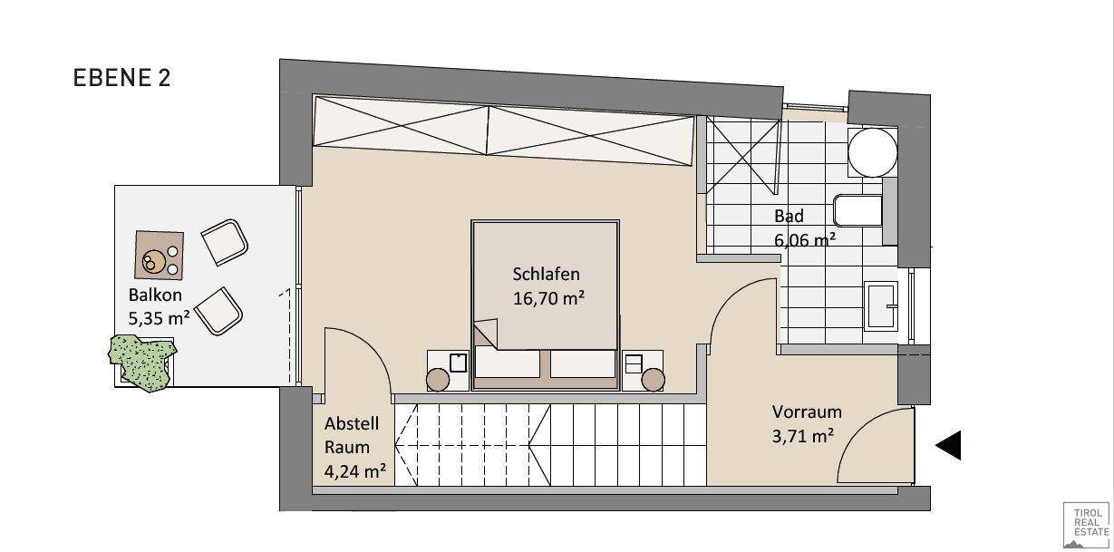 Grundriss Ebene 2