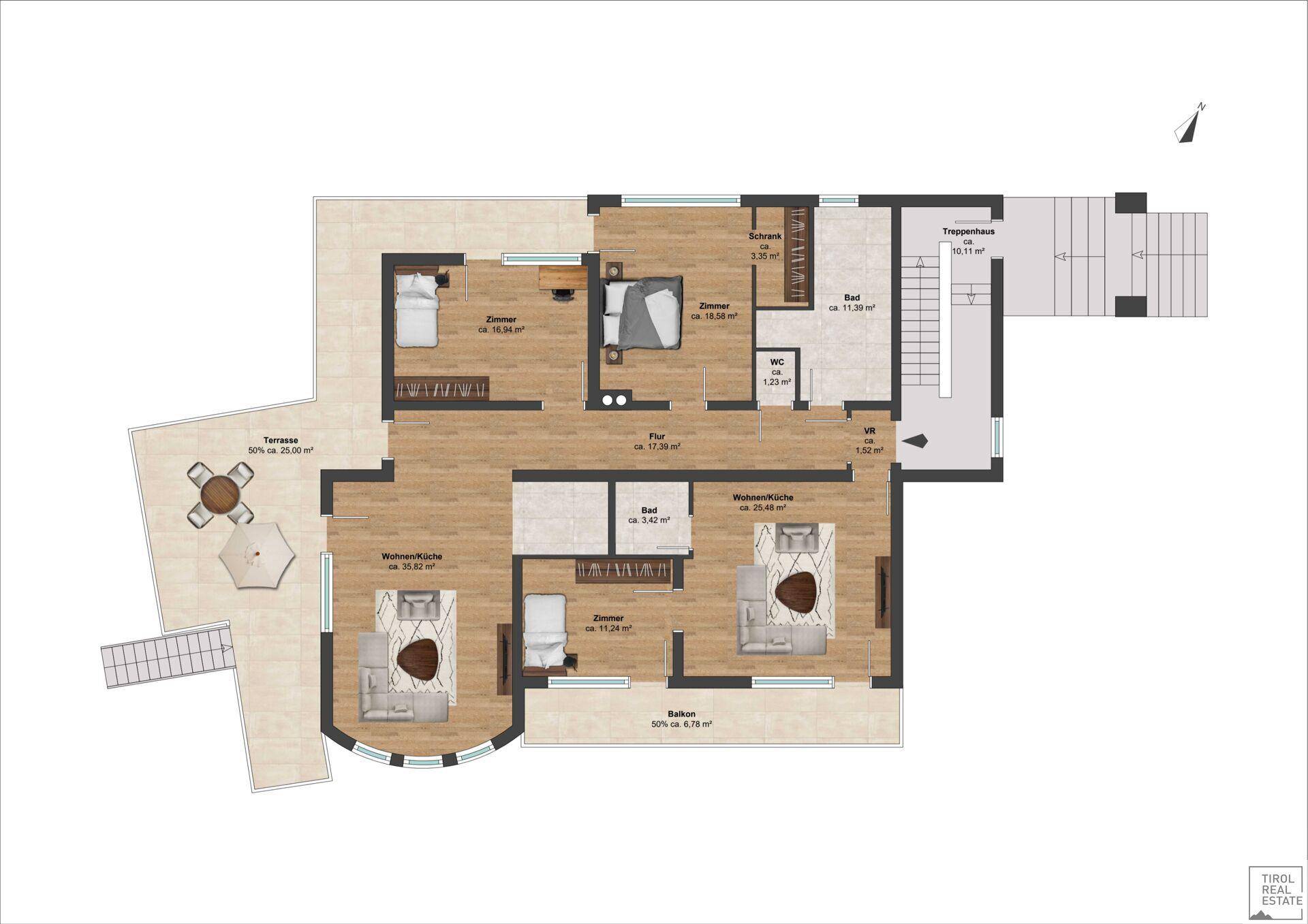 Wohnhaus Steinberg am Rofan - Erdgeschoss - EHSWV4-2
