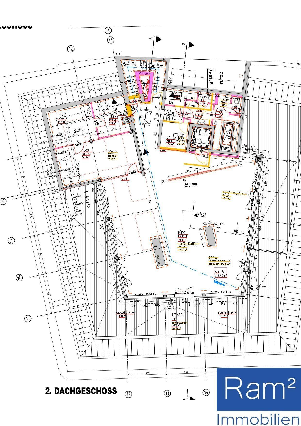 Schr06 - Plan 2. DG, Büro-1