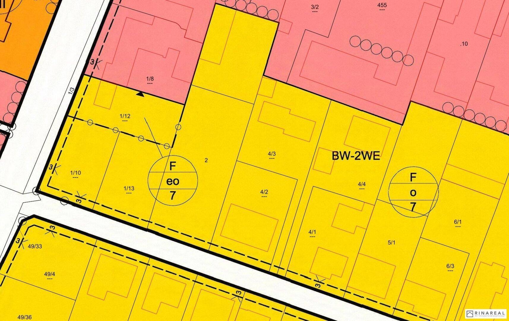 Zwei unbebaute Grundstücke | zusammen ca. 1.201 m² | Bauland Wohngebiet – maximal 2 Wohneinheiten pro GS | im Herzen von Leopoldsdorf - unweit der Hauptstraße - Ansicht 4