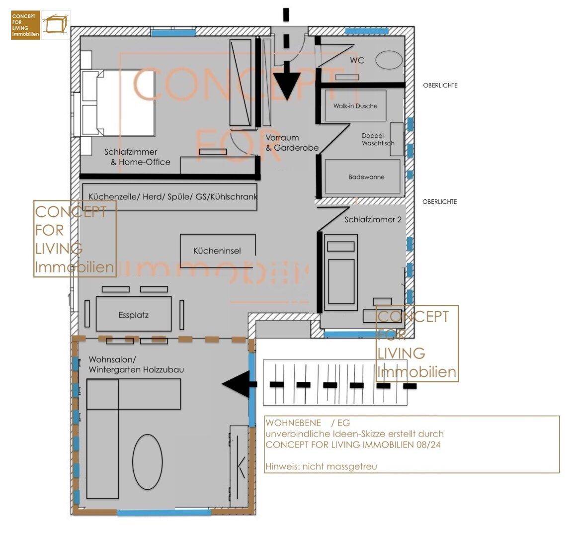 Plan/ BUNGALOW | EINE WOHNEBENE