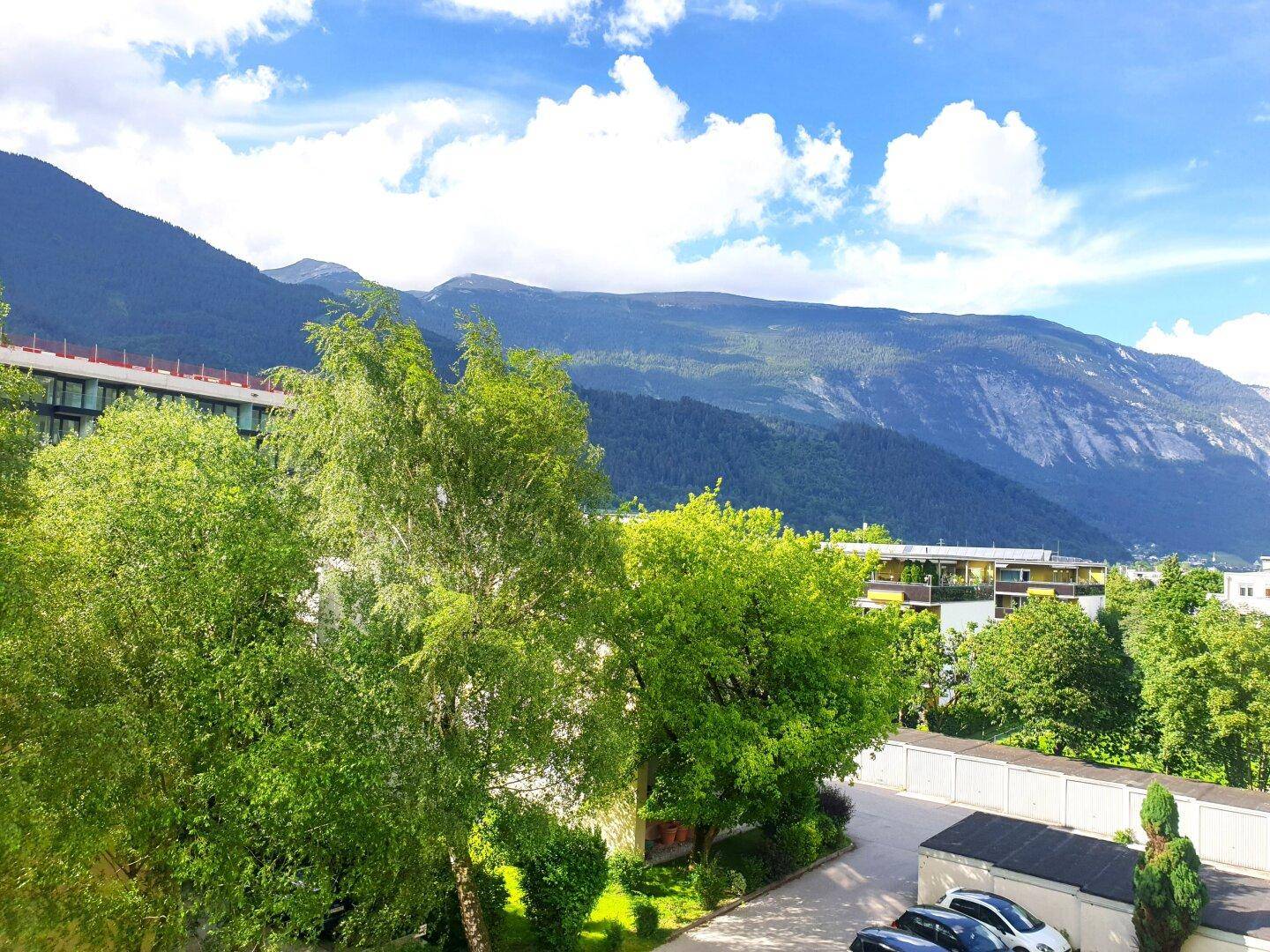 Aussicht vom Balkon