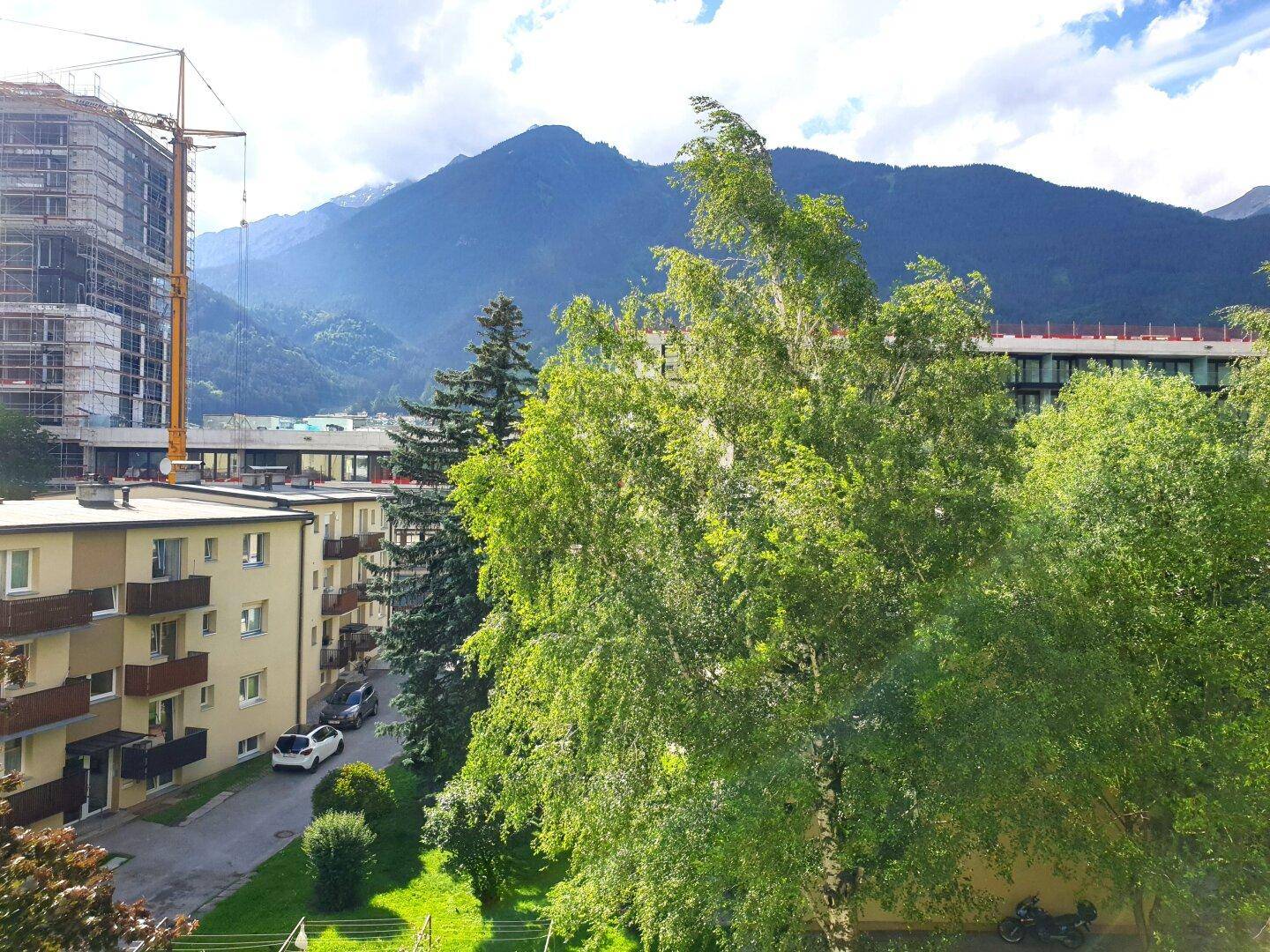 Aussicht vom Balkon