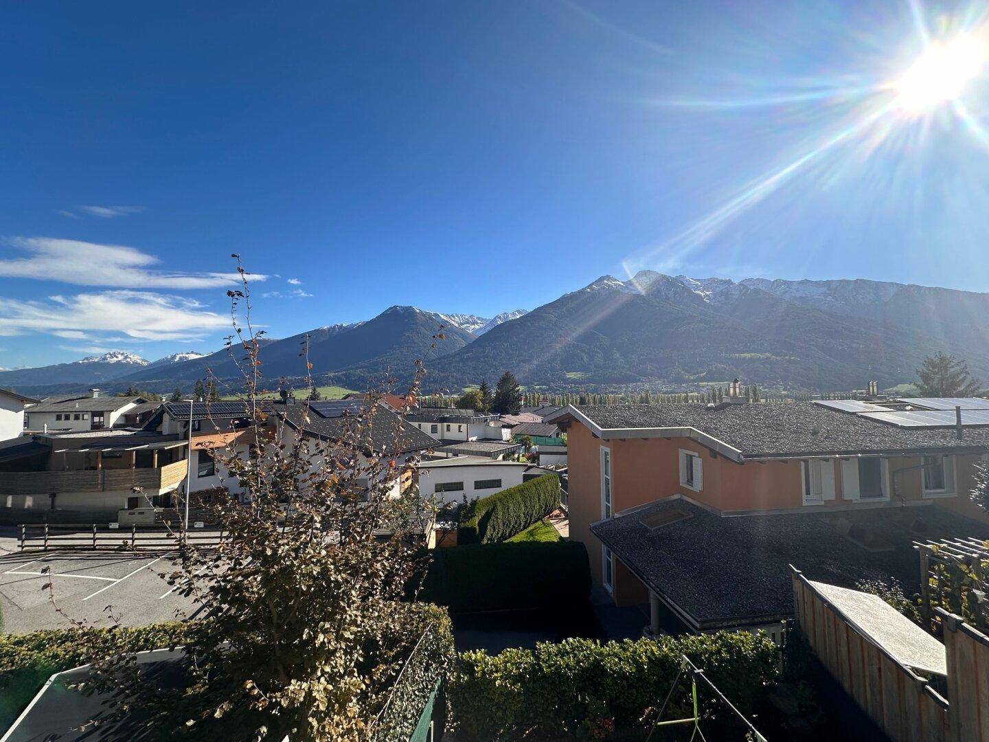 Aussicht vom Balkon