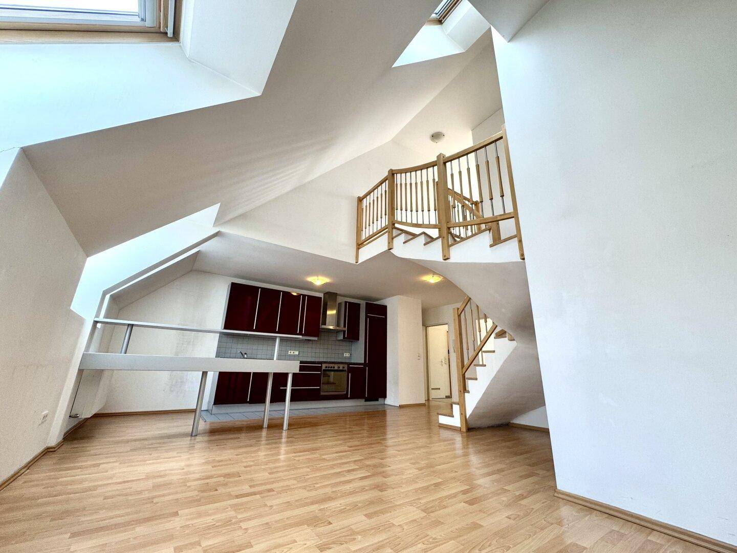 NEU! Großzügüge 3,5-Zimmer-Dachgeschosswohnung mit 2 Terrasse! Maissonette! 1060 Wien! – pohled 4