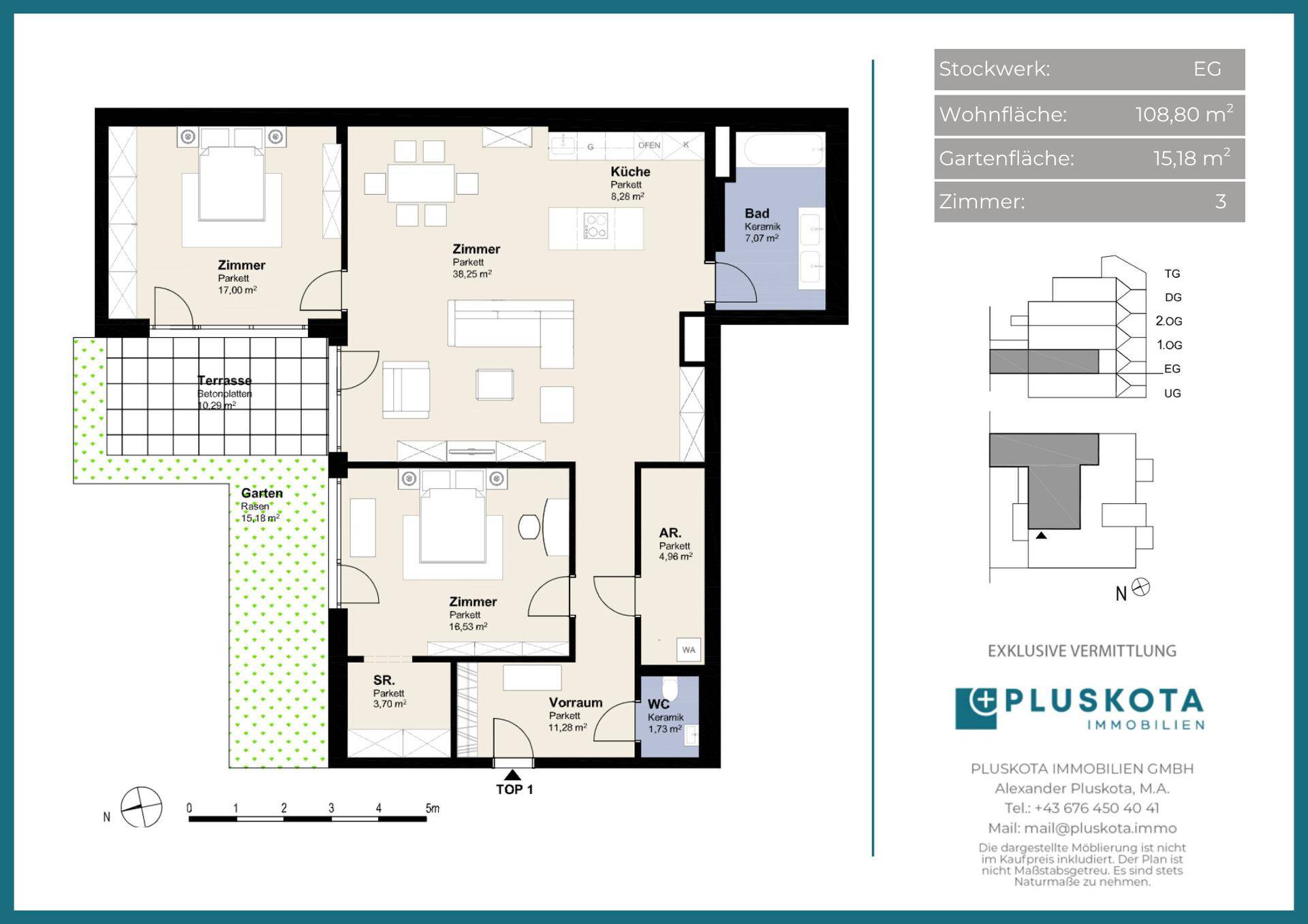 Vertriebsplan Wohnung