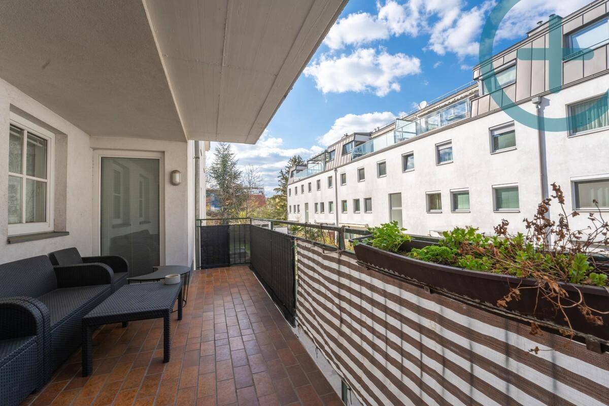 geteilte Terrasse