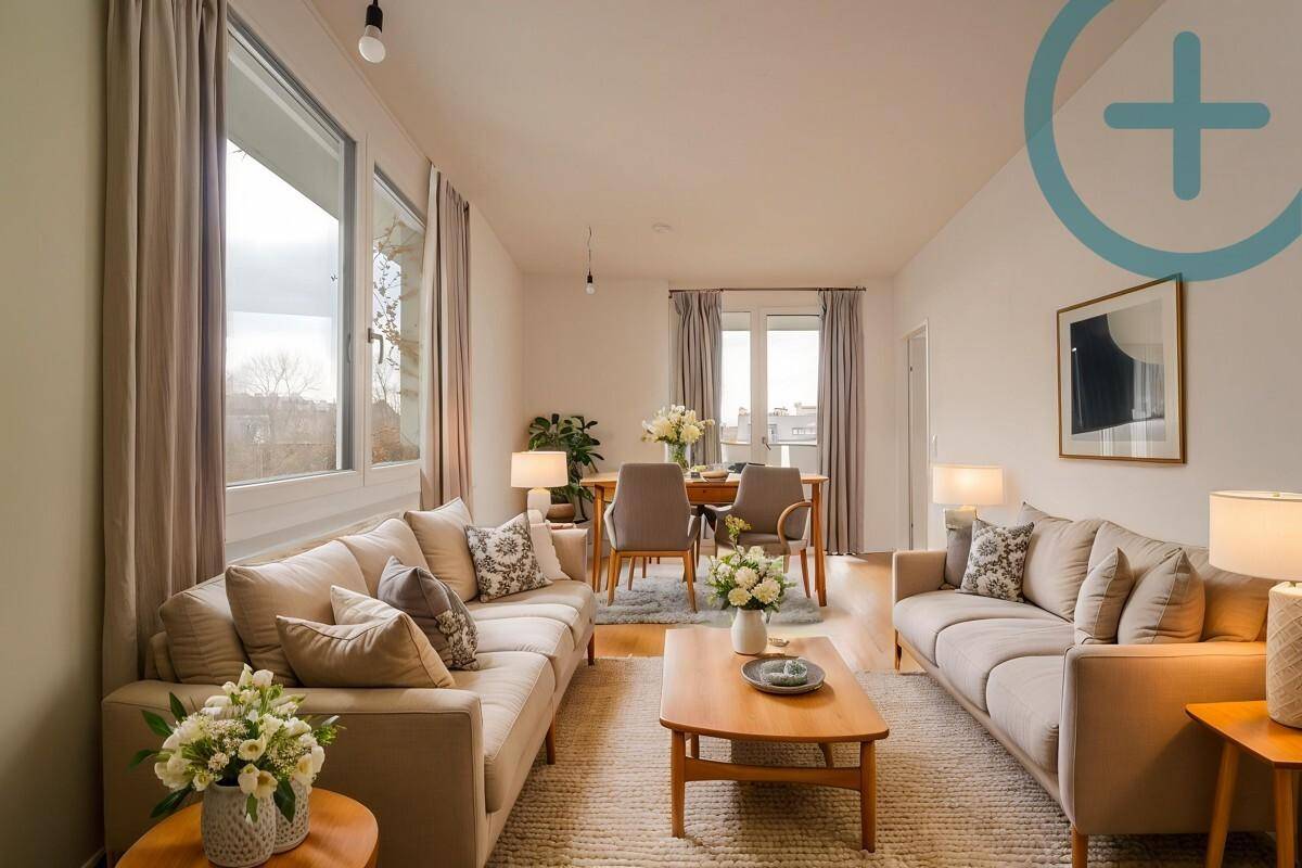 Wohnzimmer Virtual Staging