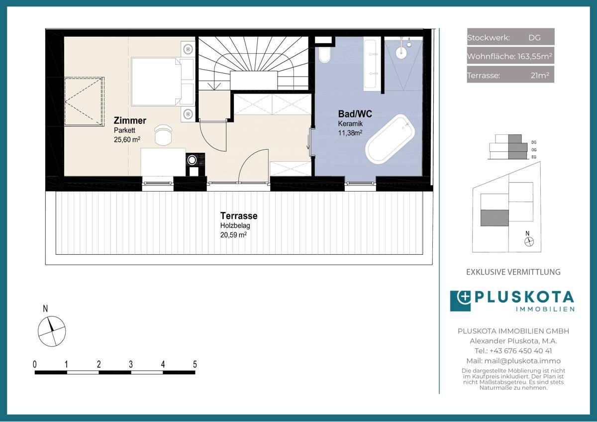 Vertriebsplan Haus 3 - DG